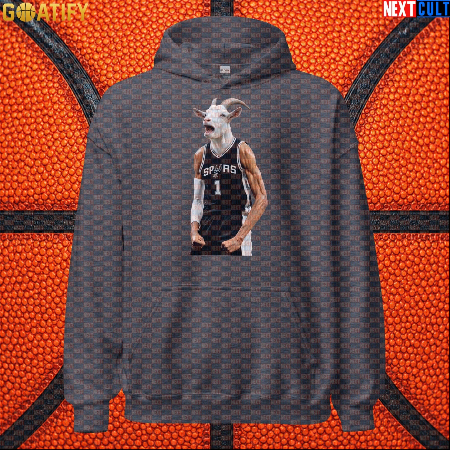 Hoodie Victor Wembanyama GOAT Basketball Pullover for San Antonio Fans Funny NBA Sports Gift | Hoodies | ["Basketball", "France", "NBA", "NCB", "San Antonio Spurs", "Victor Wembanyama", "Wemby"]