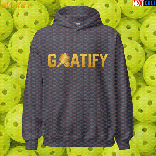 Pickleball GOAT Hoodie Golden Paddle & Ball Pullover for Players, Fans & Gifts | GOATIFY | Hoodies | ["NCB", "Pickleball"]