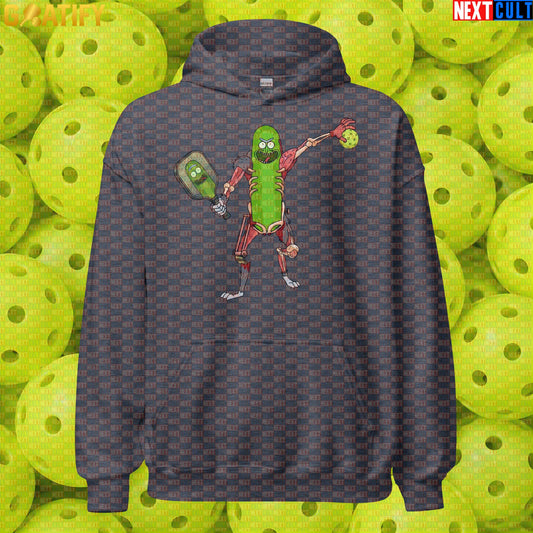 Pickleball Hoodie Pickle Rick Mutant Court Warrior for Players, Fans & Court Humor | Hoodies | ["NCB", "Pickleball"]