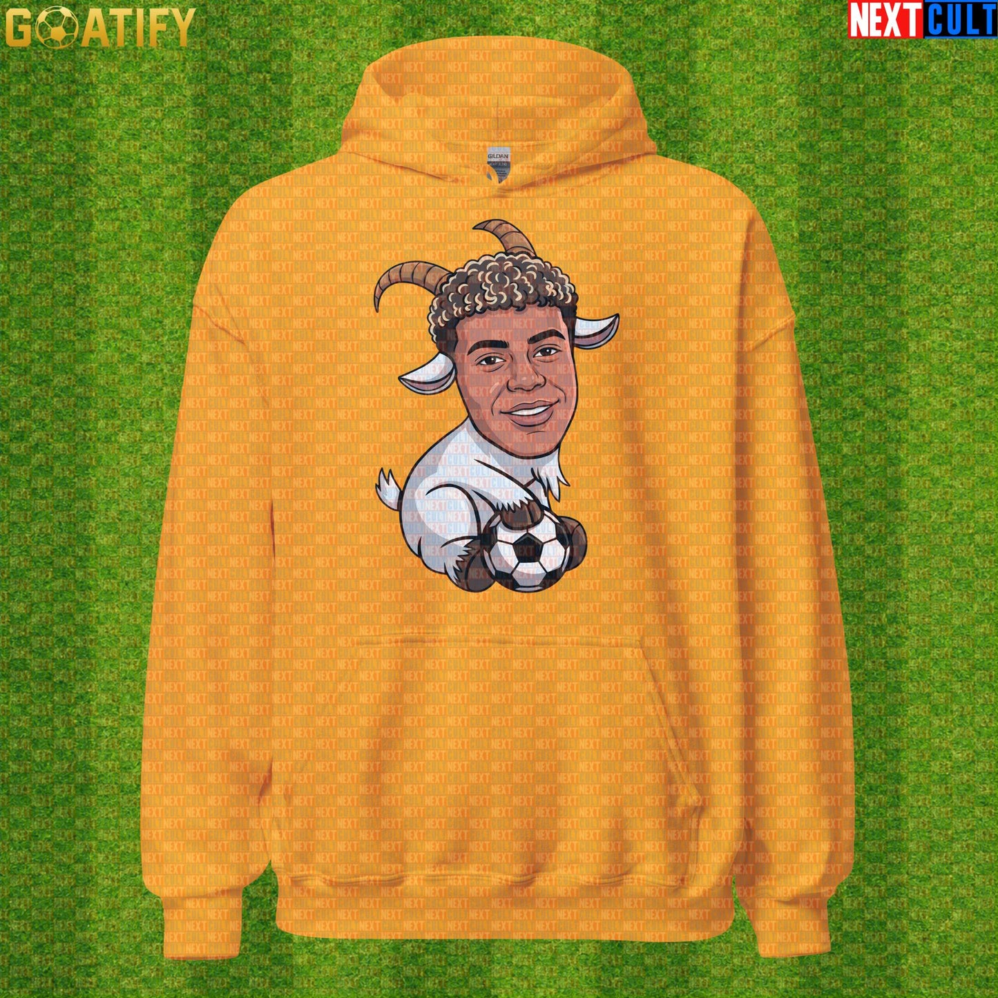 Lamine Yamal Hoodie – Baby GOAT Soccer Pullover for Spain Fans and World Cup Nights Gold Next Cult Brand