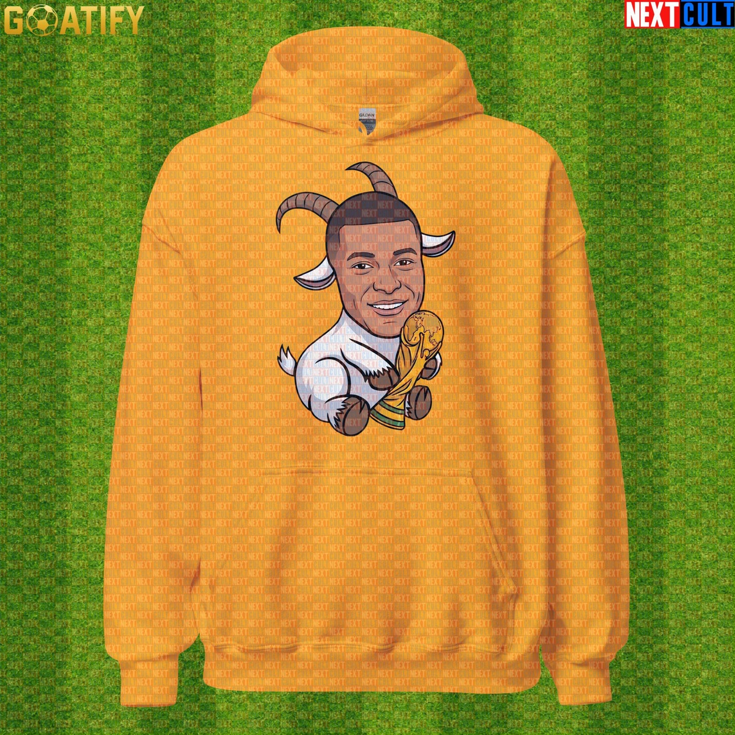Kylian Mbappe Hoodie – Champion GOAT Football Pullover for France and Real Madrid Fans |  | ["Football", "France", "Kylian Mbappe", "PSG", "Real Madrid", "Soccer"]