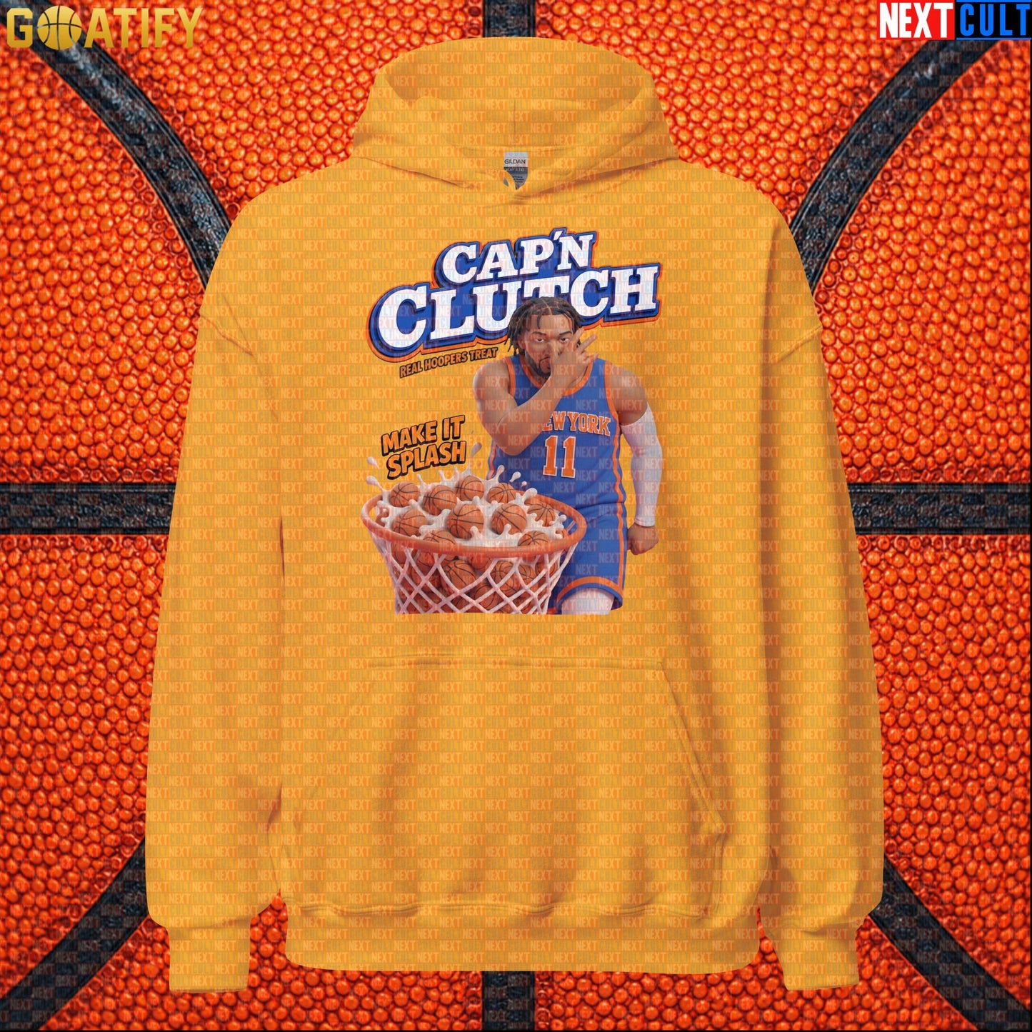 Jalen Brunson Hoodie – Make It Splash Pullover for New York Basketball Fans |  | ["Basketball", "Jalen Brunson", "NBA", "New York Knicks"]
