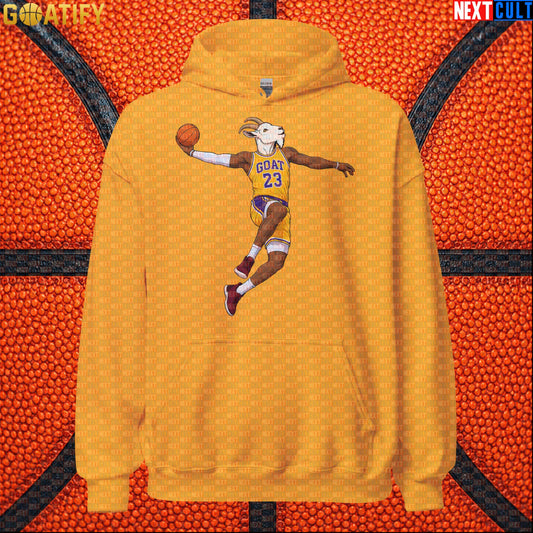 LeBron James Hoodie – Number 23 GOAT Dunk Streetwear Gift for Los Angeles Lakers Fans |  | ["Basketball", "LeBron James", "Los Angeles Lakers", "NBA"]