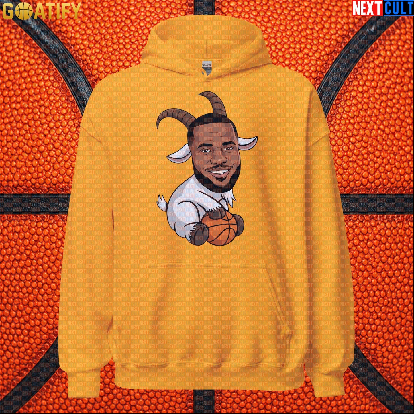 LeBron James Hoodie – LeGOAT Basketball Meme Pullover for NBA Fans and Streetwear |  | ["Basketball", "Cleveland Cavaliers", "LeBron James", "Los Angeles Lakers", "Miami Heat", "NBA"]