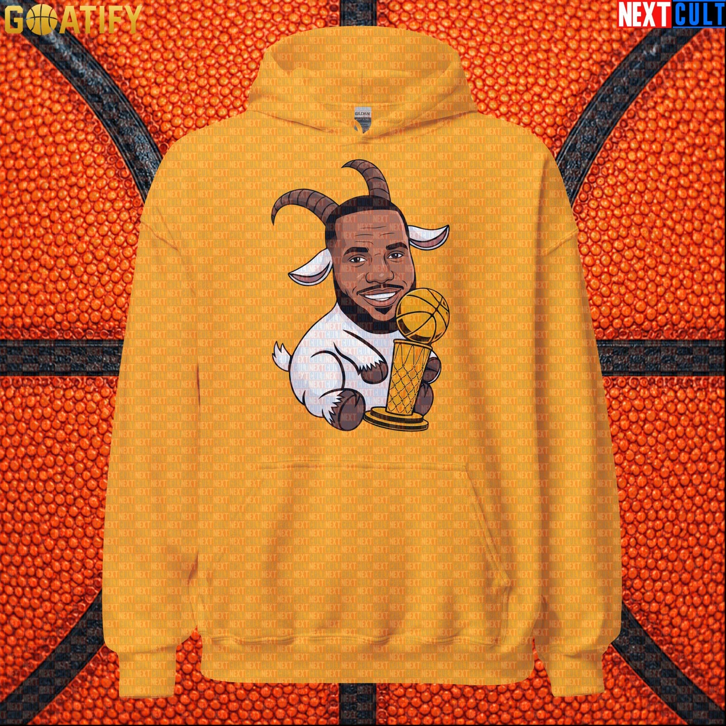 LeBron James Hoodie – LeGOAT Champion Pullover for Basketball Fans and NBA Game Days |  | ["Basketball", "Cleveland Cavaliers", "LeBron James", "Los Angeles Lakers", "Miami Heat", "NBA"]