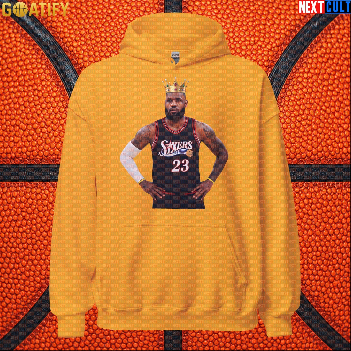 LeBron James Hoodie – King of Philadelphia 76ers Basketball Pullover for NBA Fans & Gifts |  | ["Basketball", "LeBron James", "NBA", "Philadelphia 76ers"]