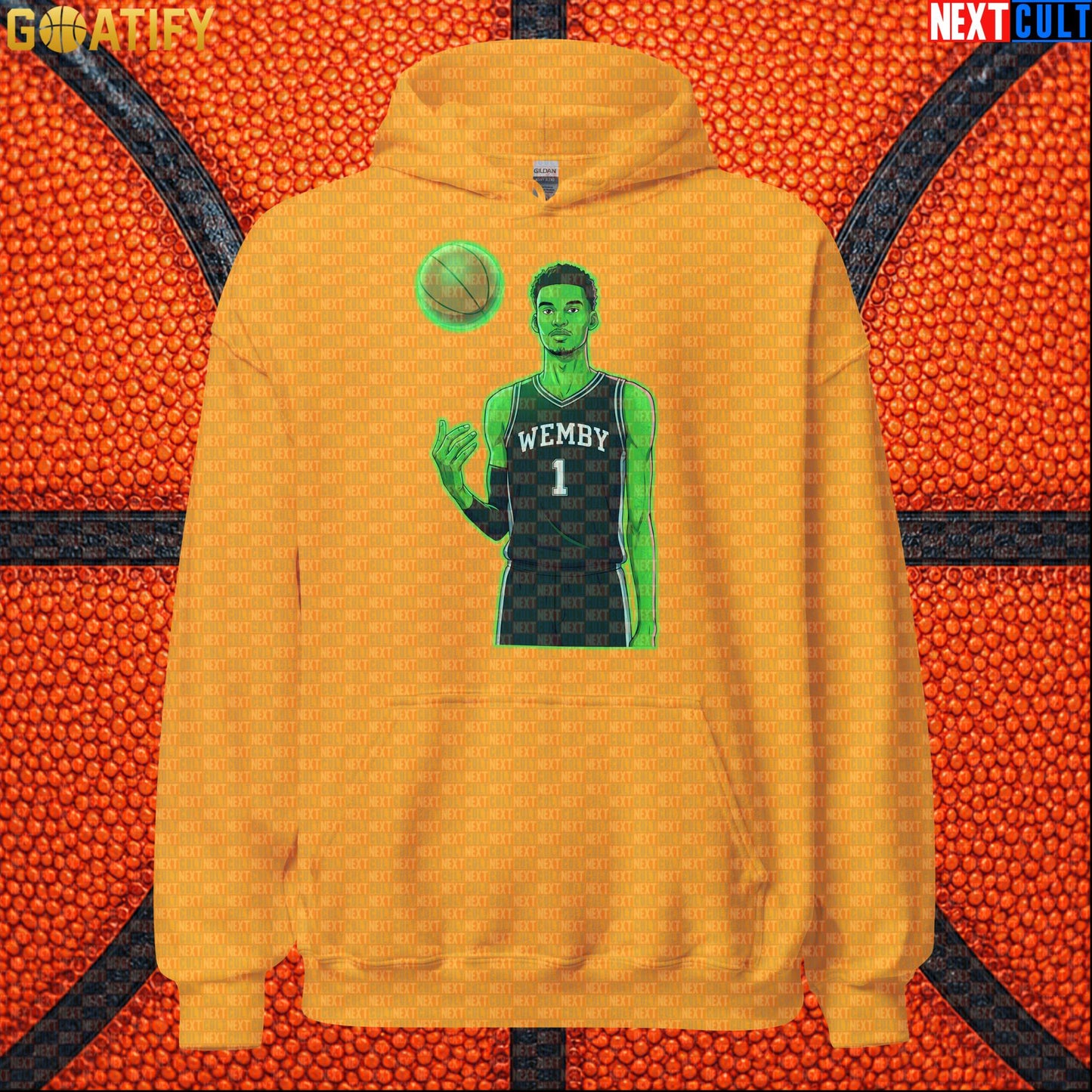 Basketball Hoodie Alien Wemby Sci-Fi Art for Spurs Fans, Streetwear, Game Days and NBA Gifts |  | ["Basketball", "France", "NBA", "San Antonio Spurs", "Victor Wembanyama", "Wemby"]