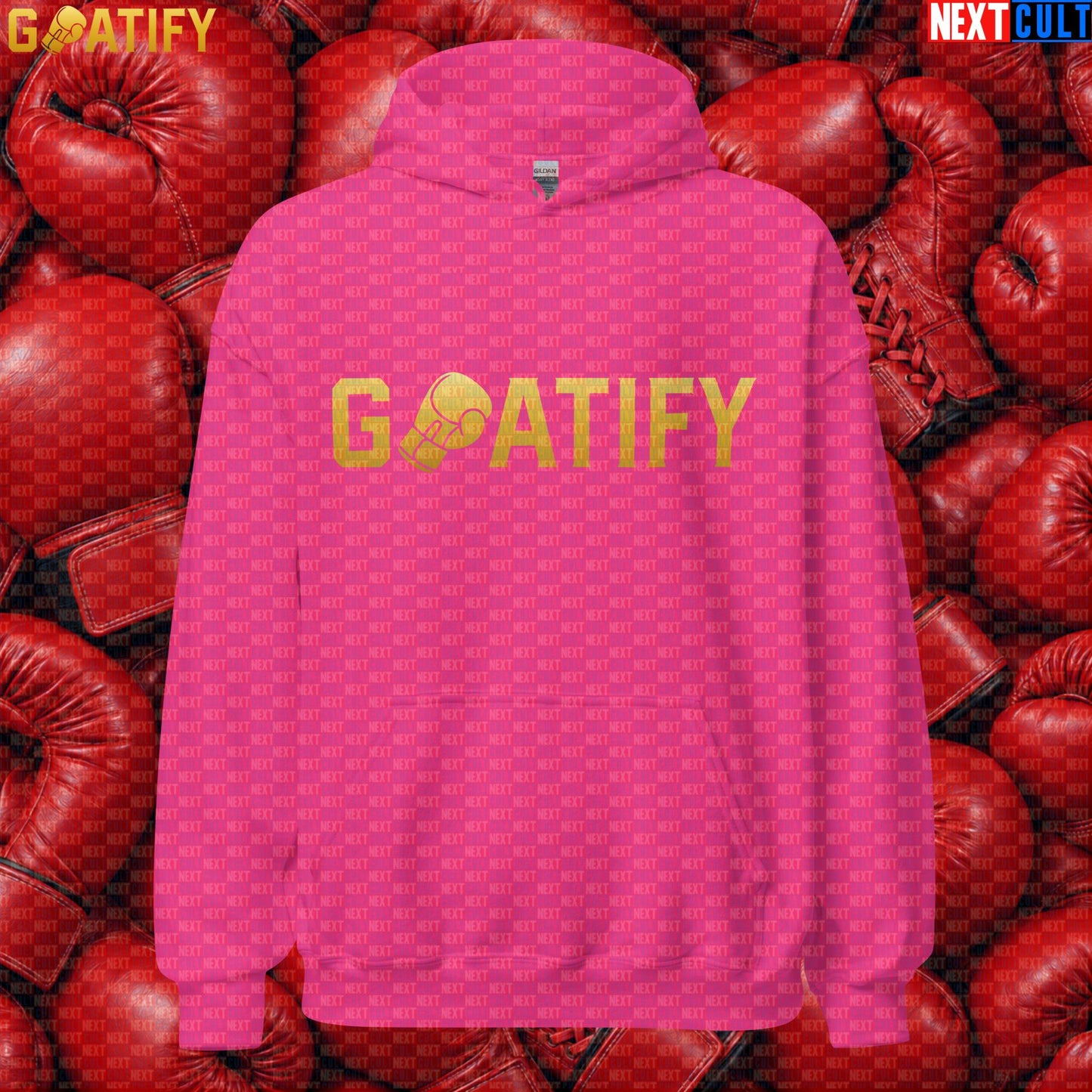 Boxing GOAT Hoodie GOATIFY Gold Fight Pullover for Boxing Fans & Martial Arts Sports Gifts | Hoodies | ["Boxing", "Martial Arts", "NCB"]