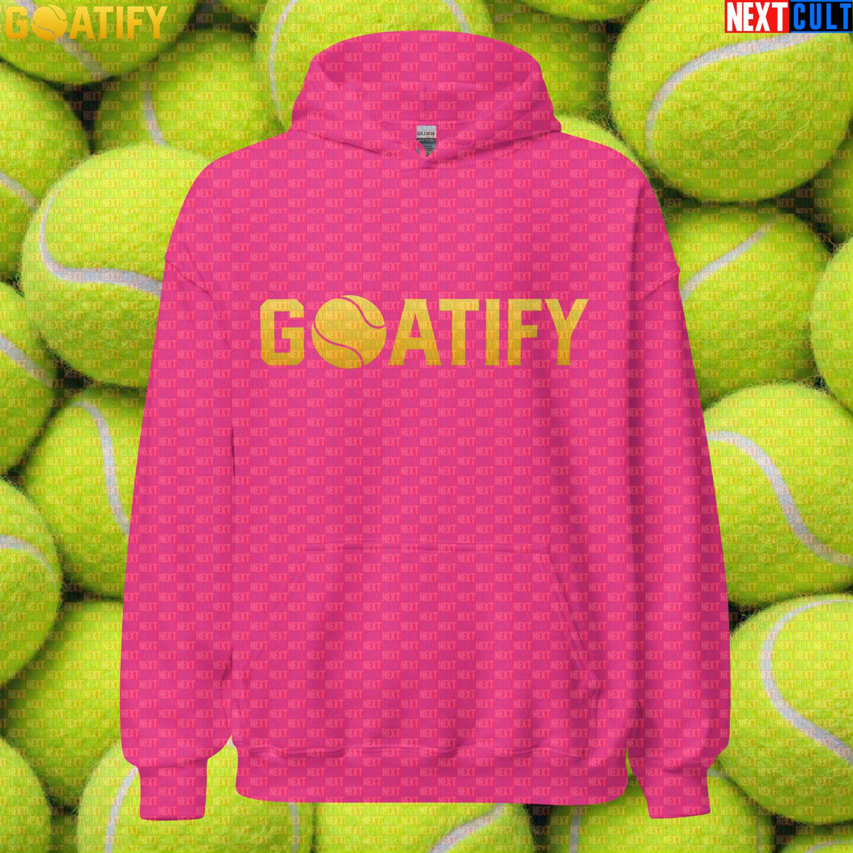 Tennis GOAT Hoodie Golden Ball Pullover for Tennis & Padel Fans, Players & Gifts | GOATIFY | Hoodies | ["NCB", "Padel", "Tennis"]