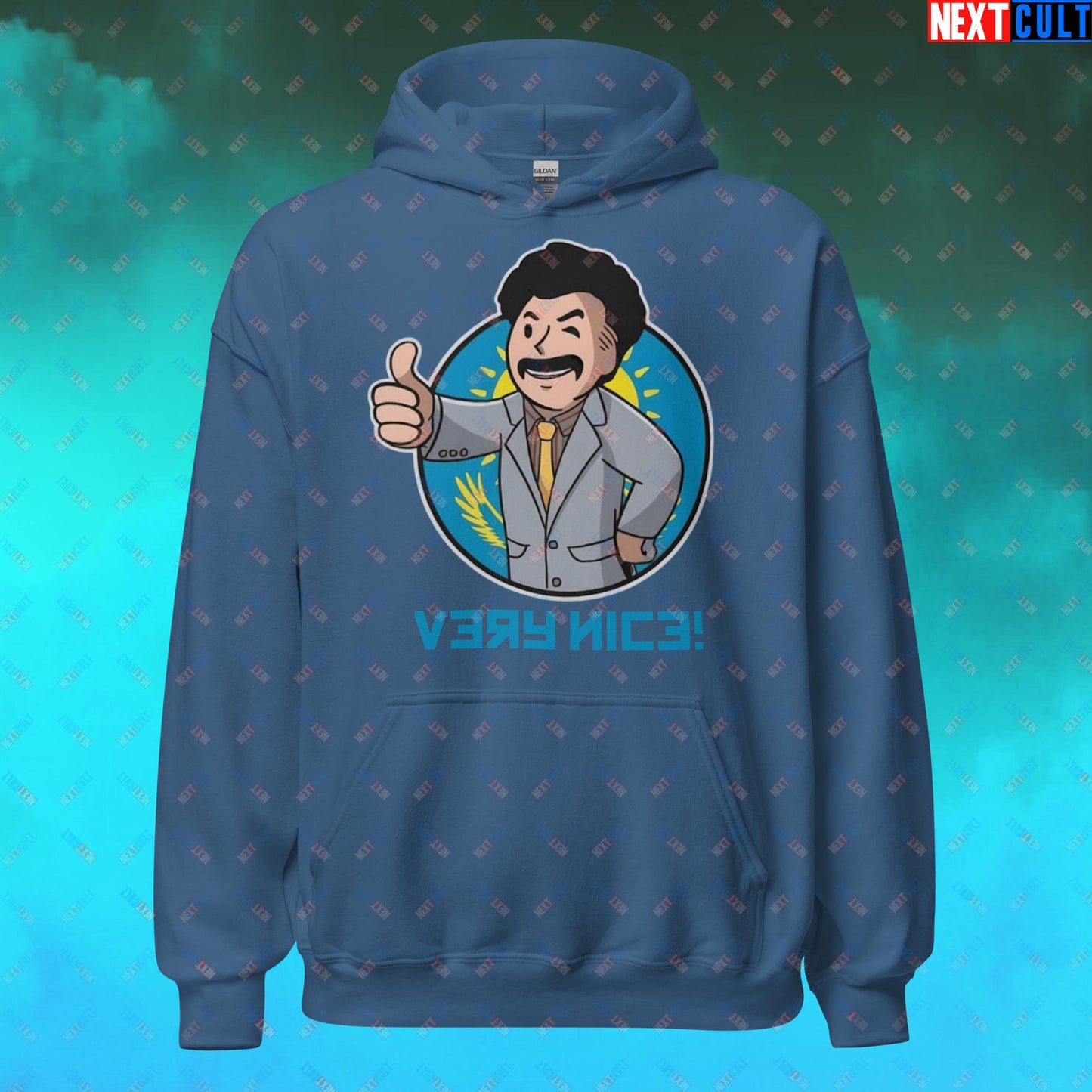 Very Nice Boy Borat Vault Boy Fallout Funny Cartoon Mashup Unisex Hoodie