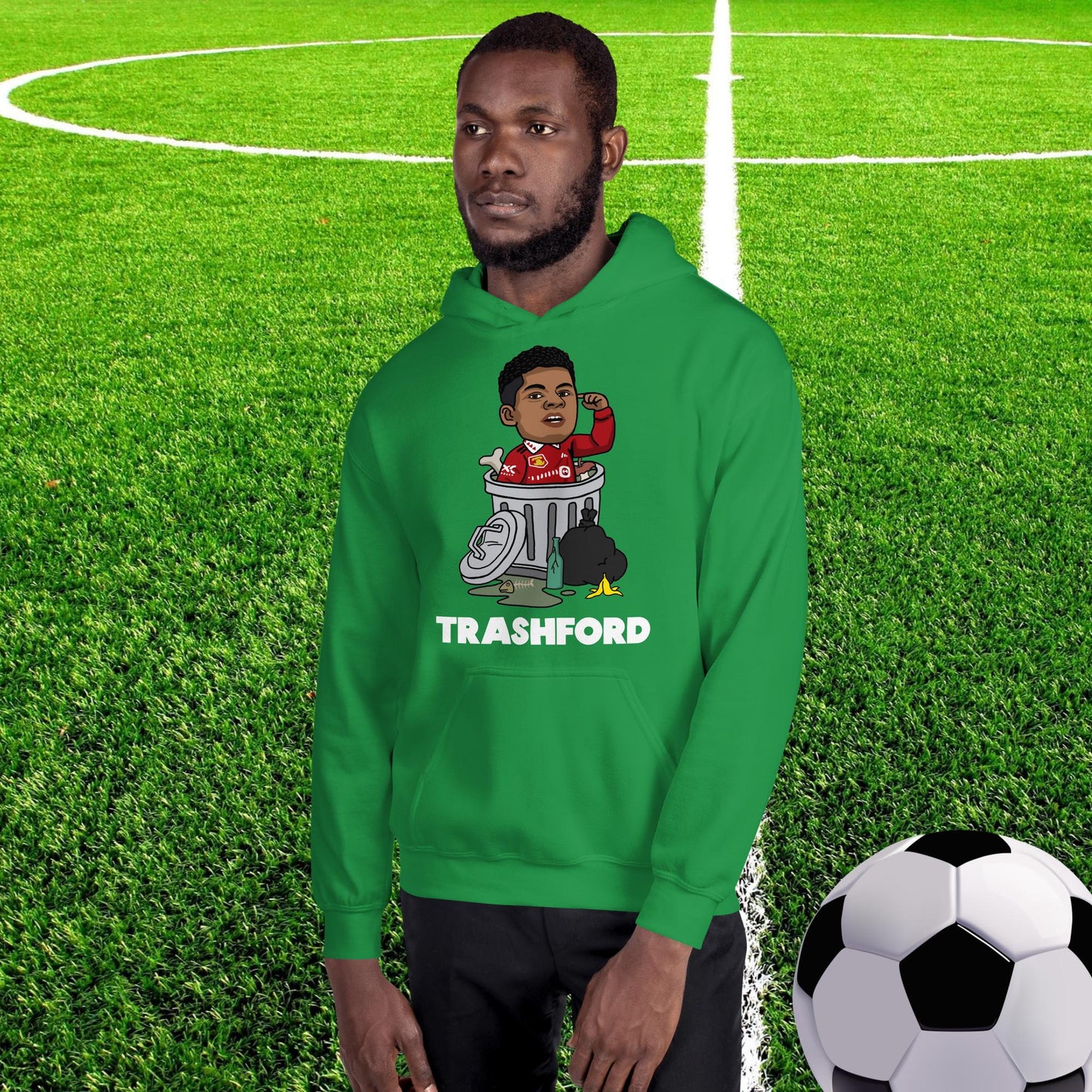 Trashford Marcus Rashford Manchester United Gift Man United Gift Marcus Rashford Unisex Hoodie Next Cult Brand