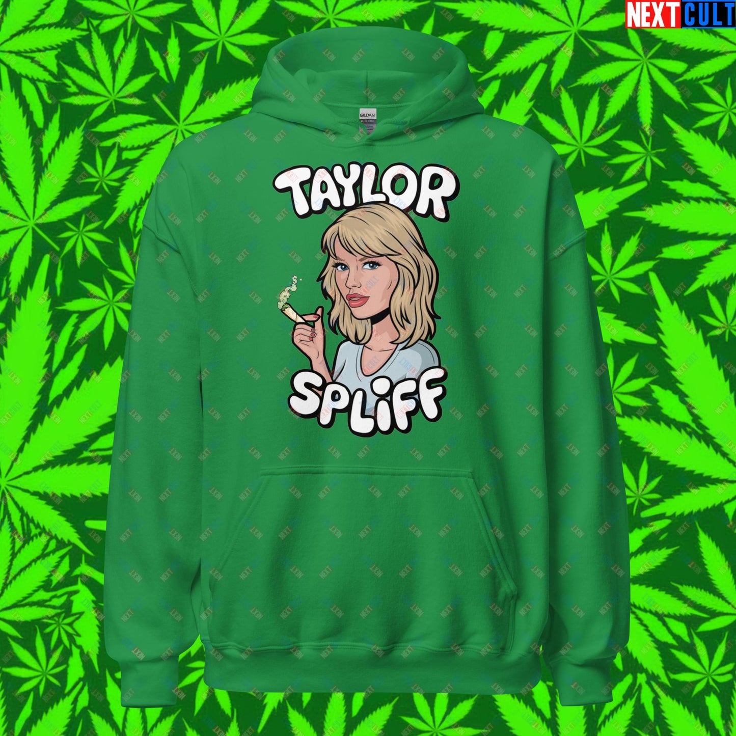 Taylor Spliff Pop Music Star Pothead Stoner Funny Weed Meme Unisex Hoodie Irish Green Hoodies Music Weed Next Cult Brand