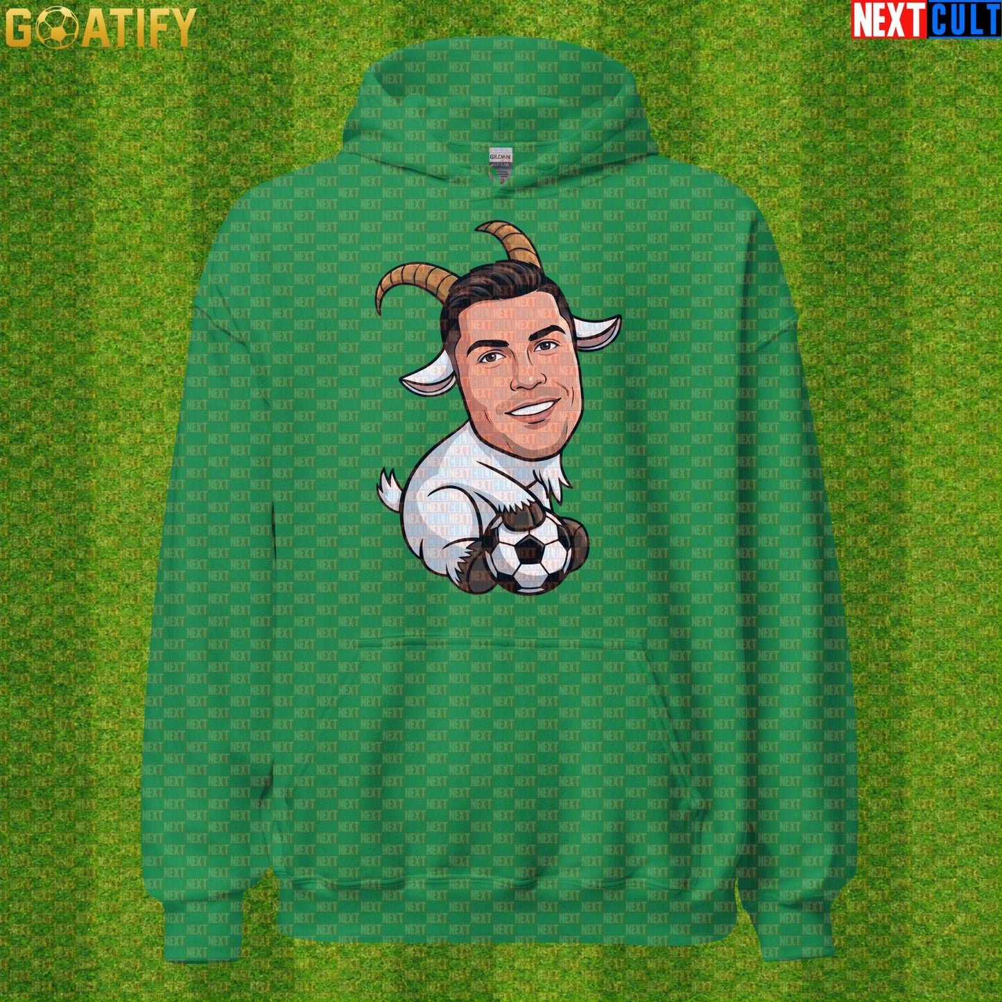 Cristiano Ronaldo Hoodie – Funny GOAT Football Pullover Gift for Portugal World Cup Fans |  | ["Al Nassr", "Cristiano Ronaldo", "Football", "Juventus", "Manchester United", "Portugal", "Real Madrid", "Soccer"]