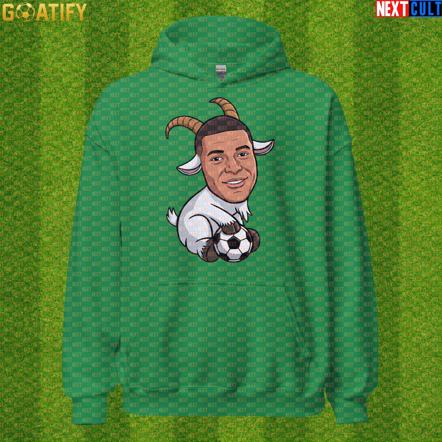 Kylian Mbappe Hoodie – Funny GOAT Football Pullover Gift for France and Real Madrid Fans |  | ["Football", "France", "Kylian Mbappe", "PSG", "Real Madrid", "Soccer"]