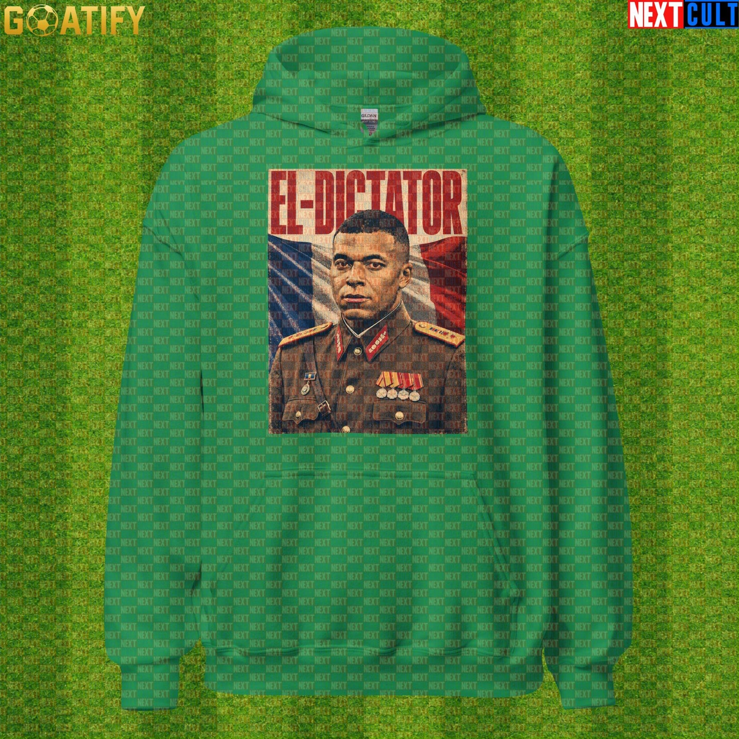 Kylian Mbappe Hoodie – El Dictator Vintage Football Meme Pullover for Real Madrid Fans |  | ["Football", "France", "Kylian Mbappe", "PSG", "Real Madrid", "Soccer"]