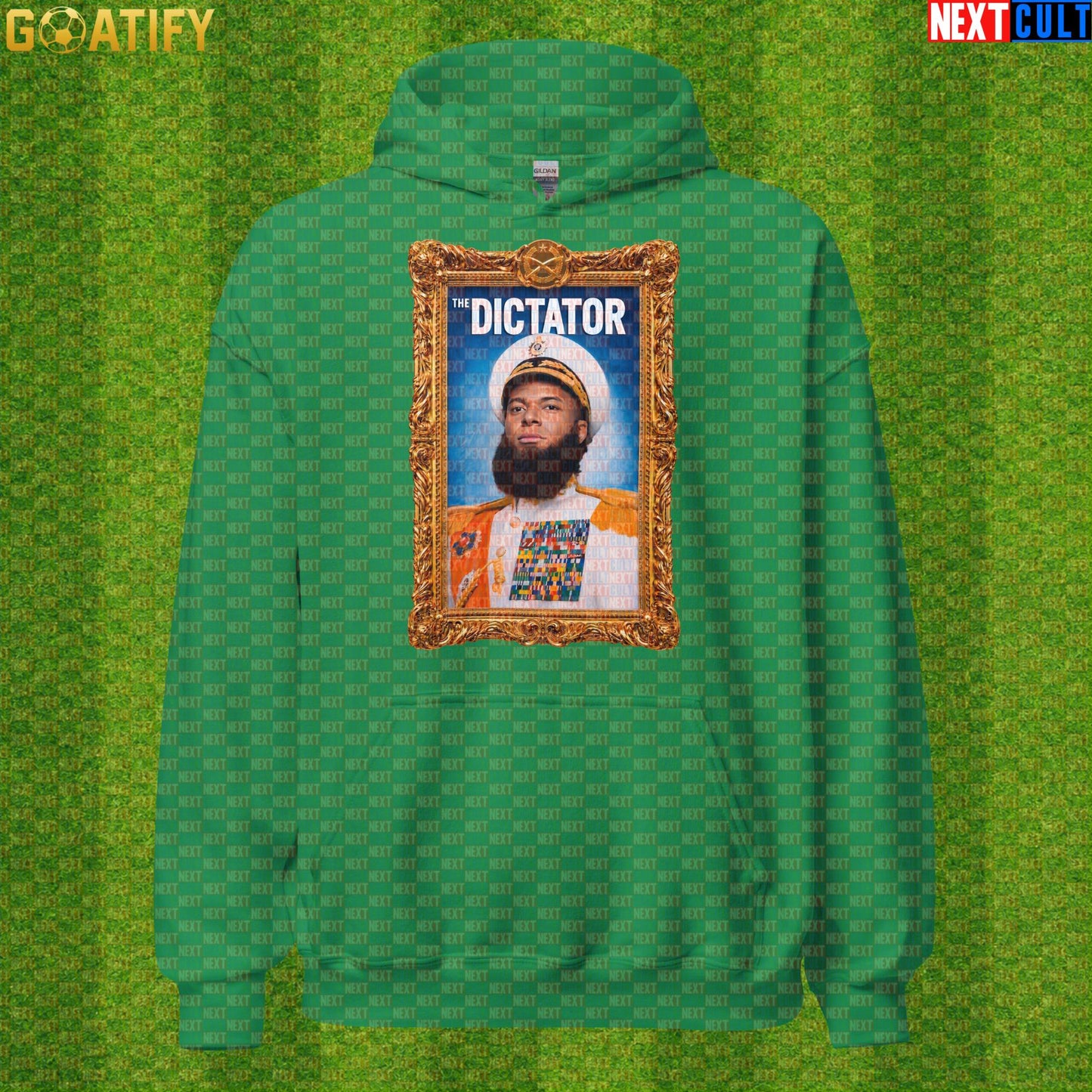 Kylian Mbappe Hoodie – The Dictator Football Meme Pullover for Real Madrid Supporters Irish Green Next Cult Brand