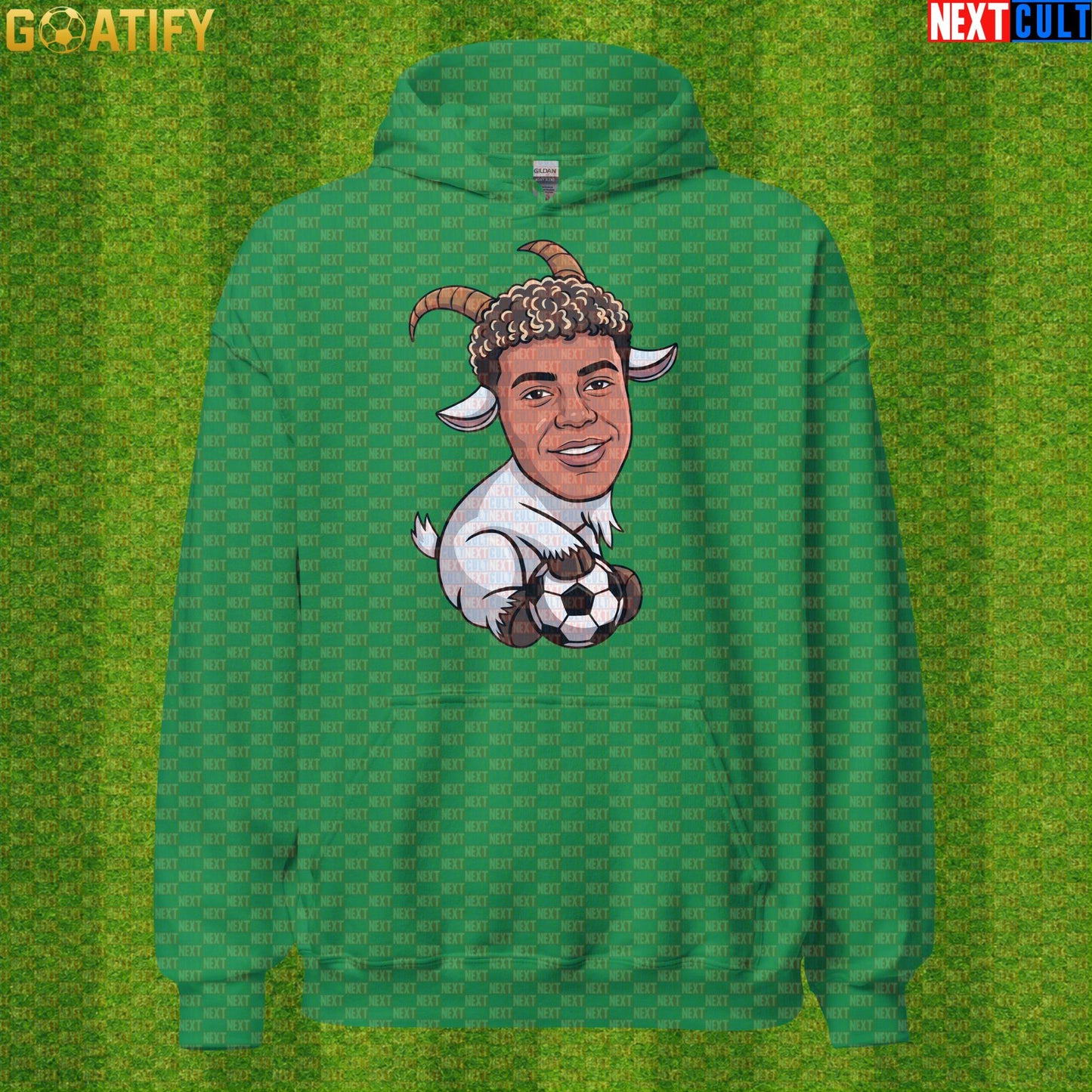 Lamine Yamal Hoodie – Baby GOAT Soccer Pullover for Spain Fans and World Cup Nights Irish Green Next Cult Brand