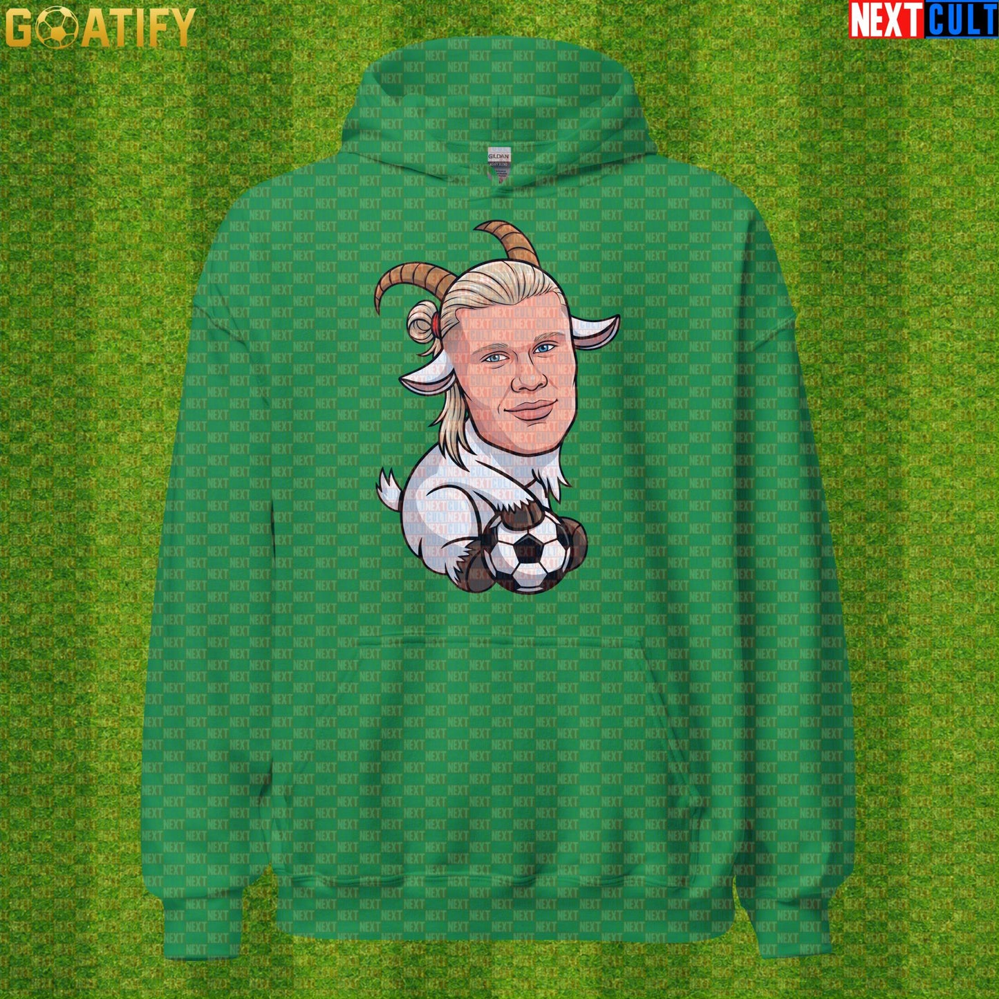 Erling Haaland Hoodie – Goal Machine Football Pullover for Man City and World Cup Fans |  | ["Borussia Dortmund", "Erling Haaland", "Football", "Manchester City", "Norway", "Soccer"]