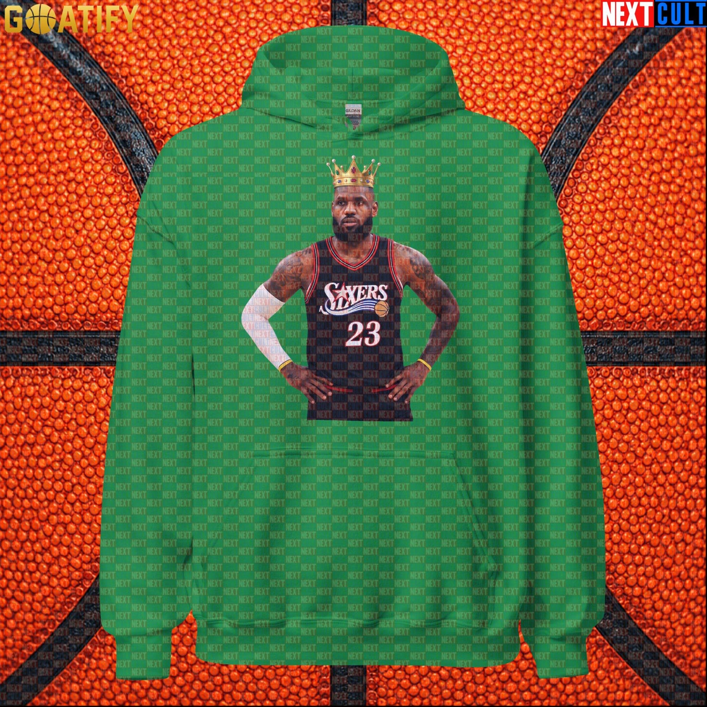 LeBron James Hoodie – King of Philadelphia 76ers Basketball Pullover for NBA Fans & Gifts |  | ["Basketball", "LeBron James", "NBA", "Philadelphia 76ers"]