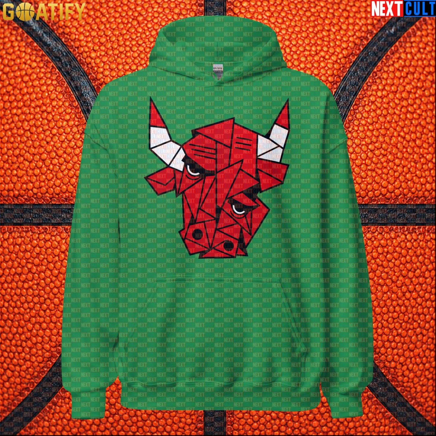 Chicago Bulls Meme Hoodie – Picasso Bulls Cubism Art Pullover for NBA Basketball Fans |  | ["Basketball", "Chicago Bulls", "NBA"]