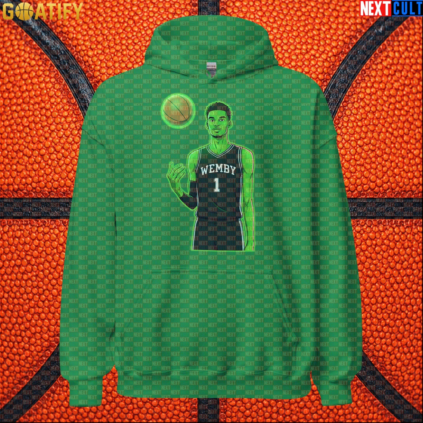 Basketball Hoodie Alien Wemby Sci-Fi Art for Spurs Fans, Streetwear, Game Days and NBA Gifts |  | ["Basketball", "France", "NBA", "San Antonio Spurs", "Victor Wembanyama", "Wemby"]