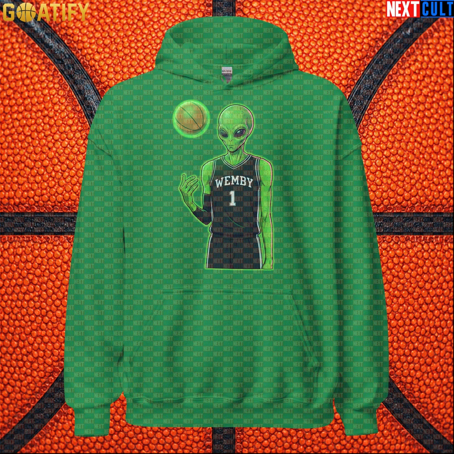 Basketball Hoodie Alien Wemby Sci-Fi Graphic for Spurs Fans, Victor Wembanyama Gift |  | ["Basketball", "France", "NBA", "San Antonio Spurs", "Victor Wembanyama", "Wemby"]