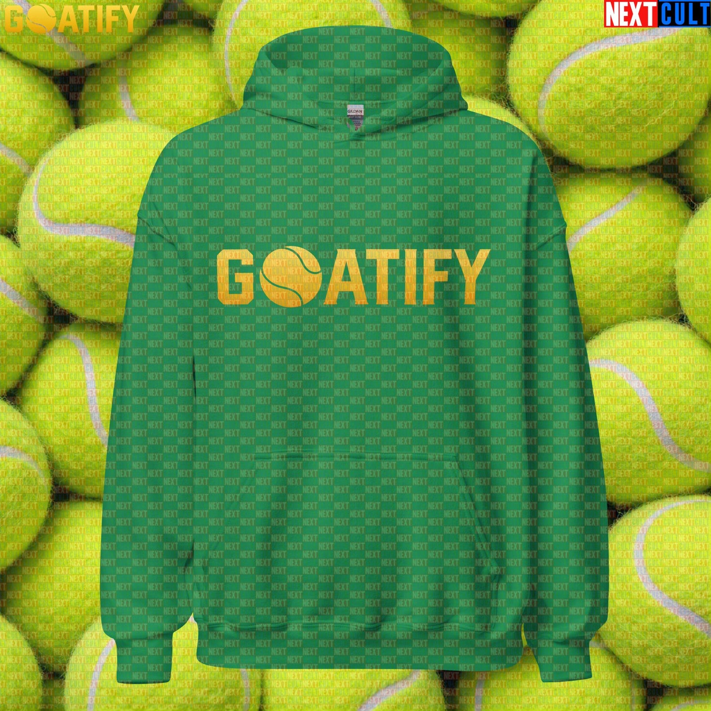 Tennis GOAT Hoodie Golden Ball Pullover for Tennis & Padel Fans, Players & Gifts | GOATIFY | Hoodies | ["NCB", "Padel", "Tennis"]