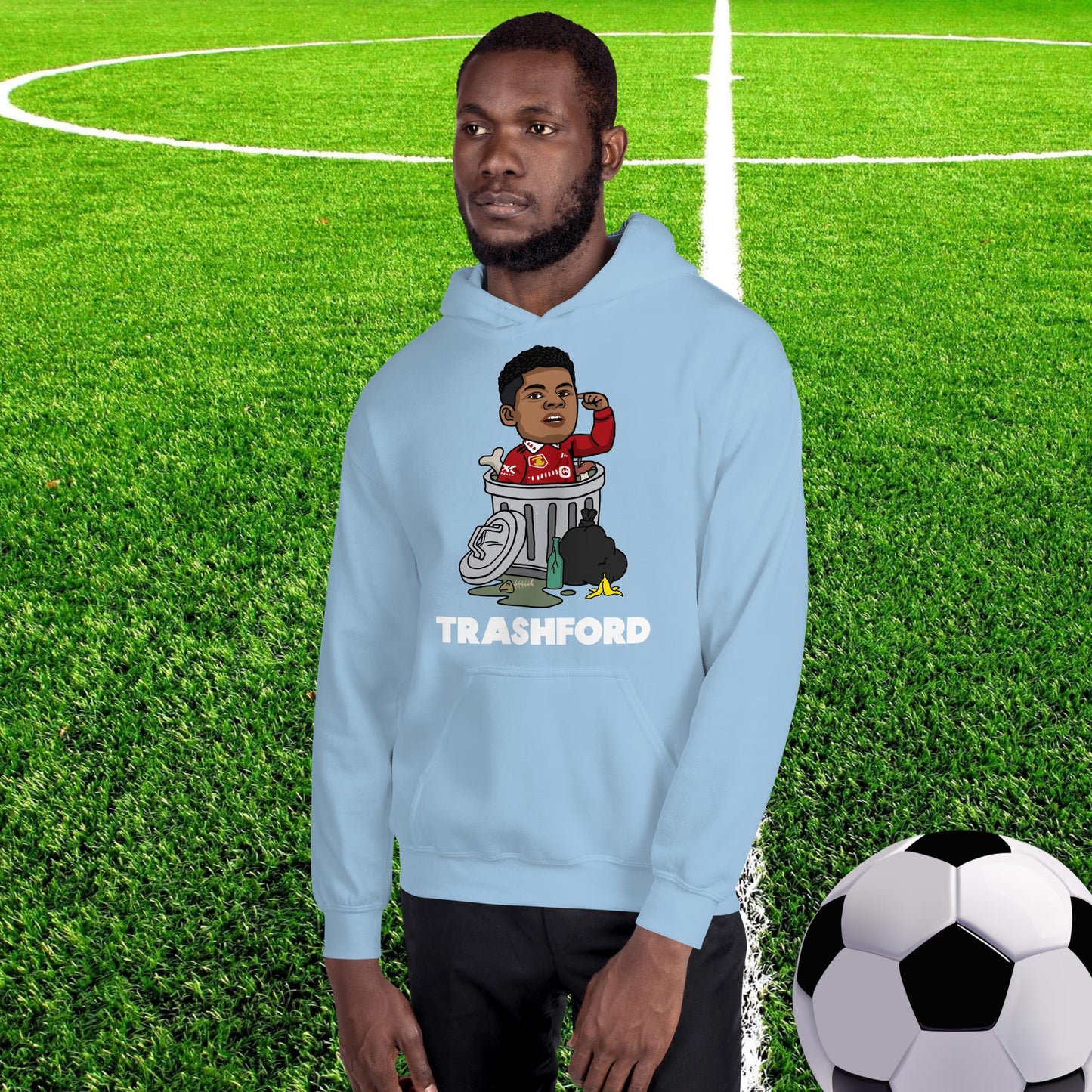 Trashford Marcus Rashford Manchester United Gift Man United Gift Marcus Rashford Unisex Hoodie Next Cult Brand