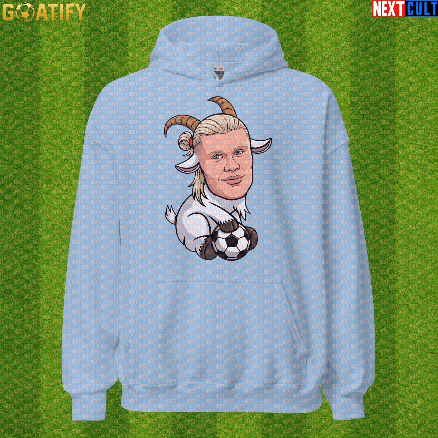 Erling Haaland Hoodie – Goal Machine Football Pullover for Man City and World Cup Fans |  | ["Borussia Dortmund", "Erling Haaland", "Football", "Manchester City", "Norway", "Soccer"]