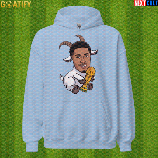 Jude Bellingham Hoodie – Future World Cup Champion Pullover Gift for Three Lions Fans |  | ["England", "Football", "Jude Bellingham", "Real Madrid", "Soccer"]