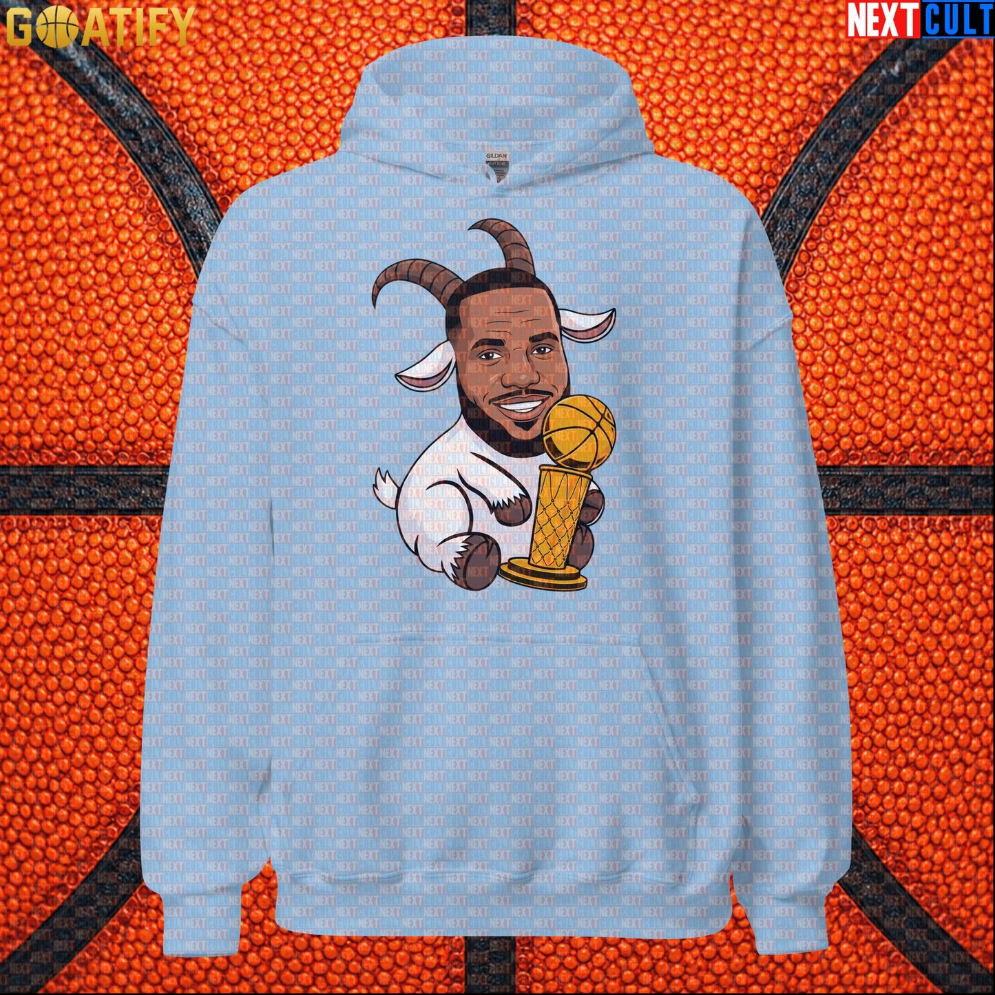 LeBron James Hoodie – LeGOAT Champion Pullover for Basketball Fans and NBA Game Days |  | ["Basketball", "Cleveland Cavaliers", "LeBron James", "Los Angeles Lakers", "Miami Heat", "NBA"]