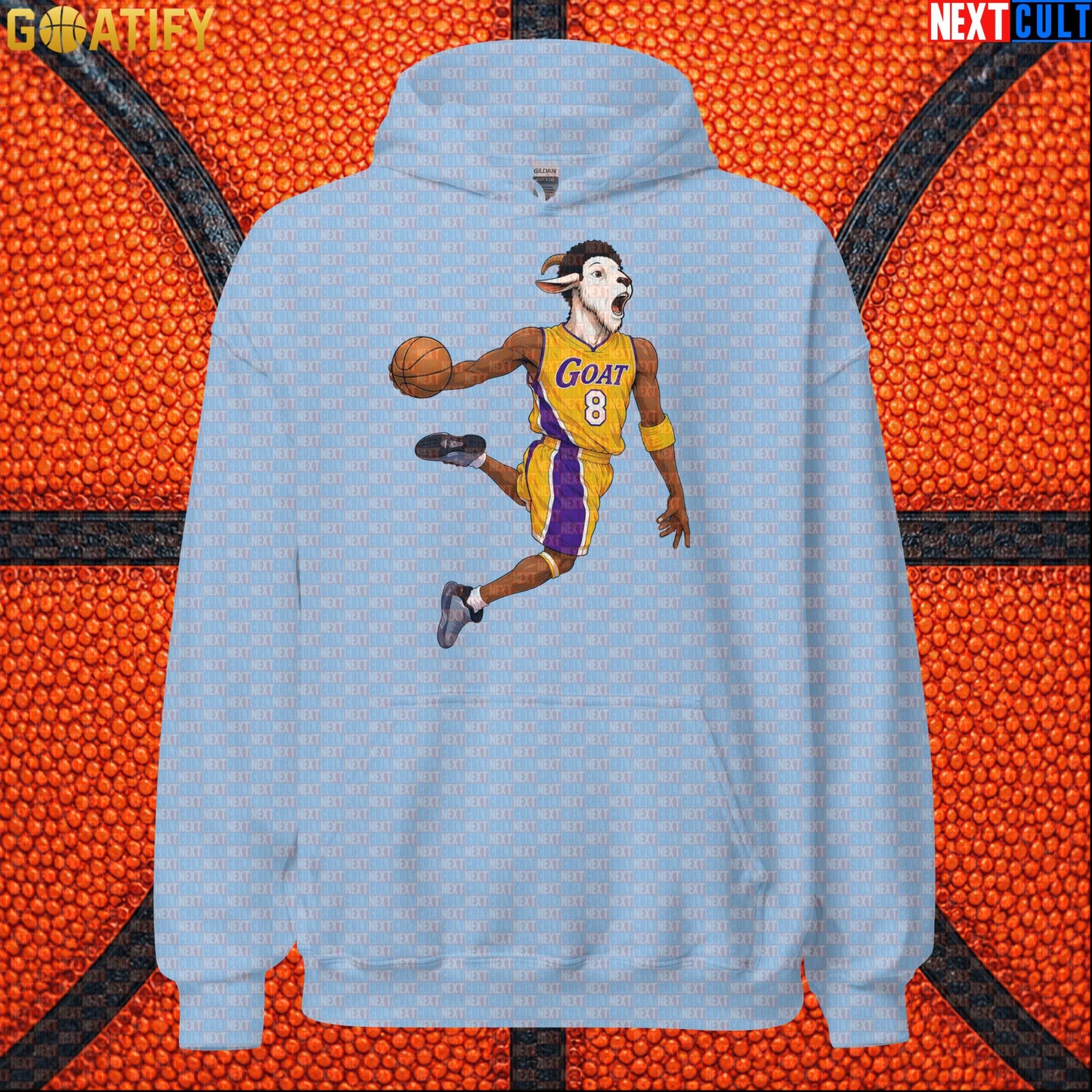 Kobe Bryant Hoodie – Young Kobe No. 8 Dunking GOAT Pullover for Lakers Basketball Fans |  | ["Basketball", "Kobe Bryant", "Los Angeles Lakers", "NBA"]