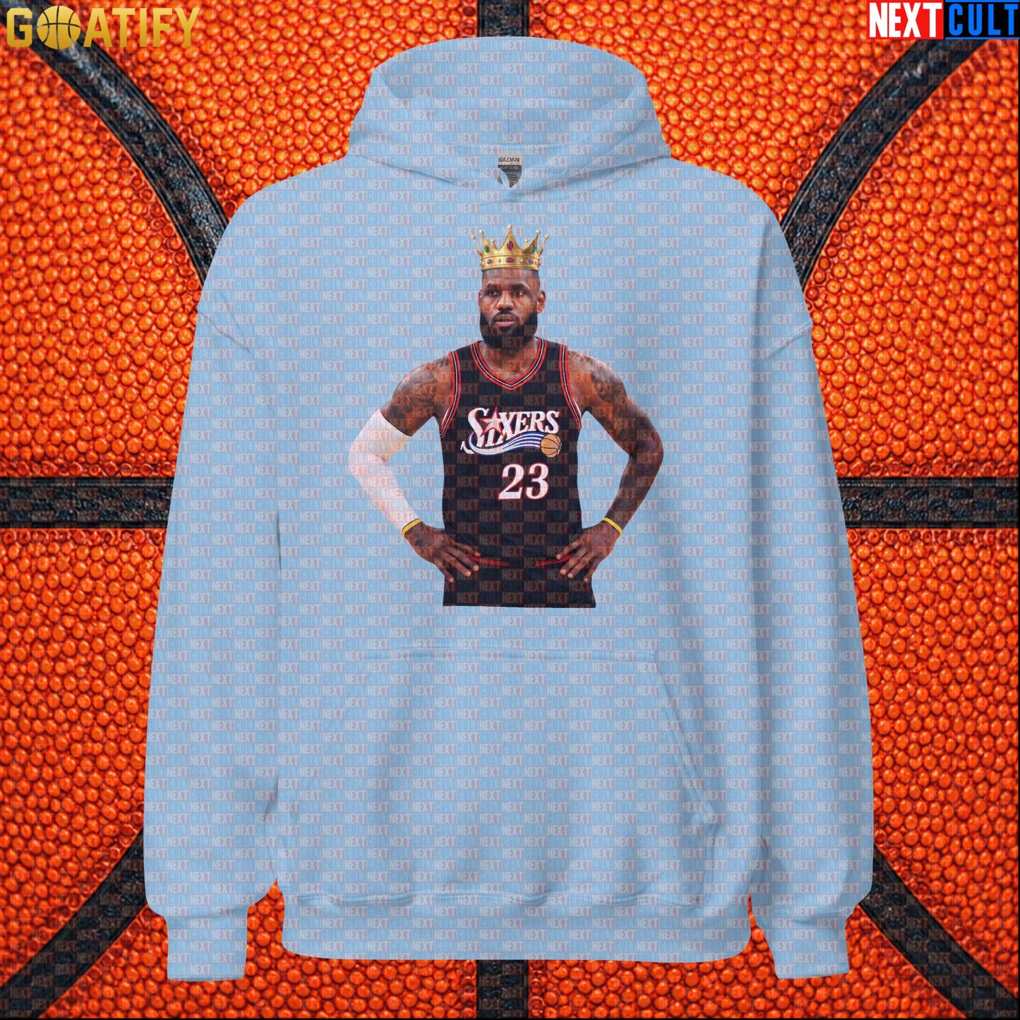 LeBron James Hoodie – King of Philadelphia 76ers Basketball Pullover for NBA Fans & Gifts |  | ["Basketball", "LeBron James", "NBA", "Philadelphia 76ers"]