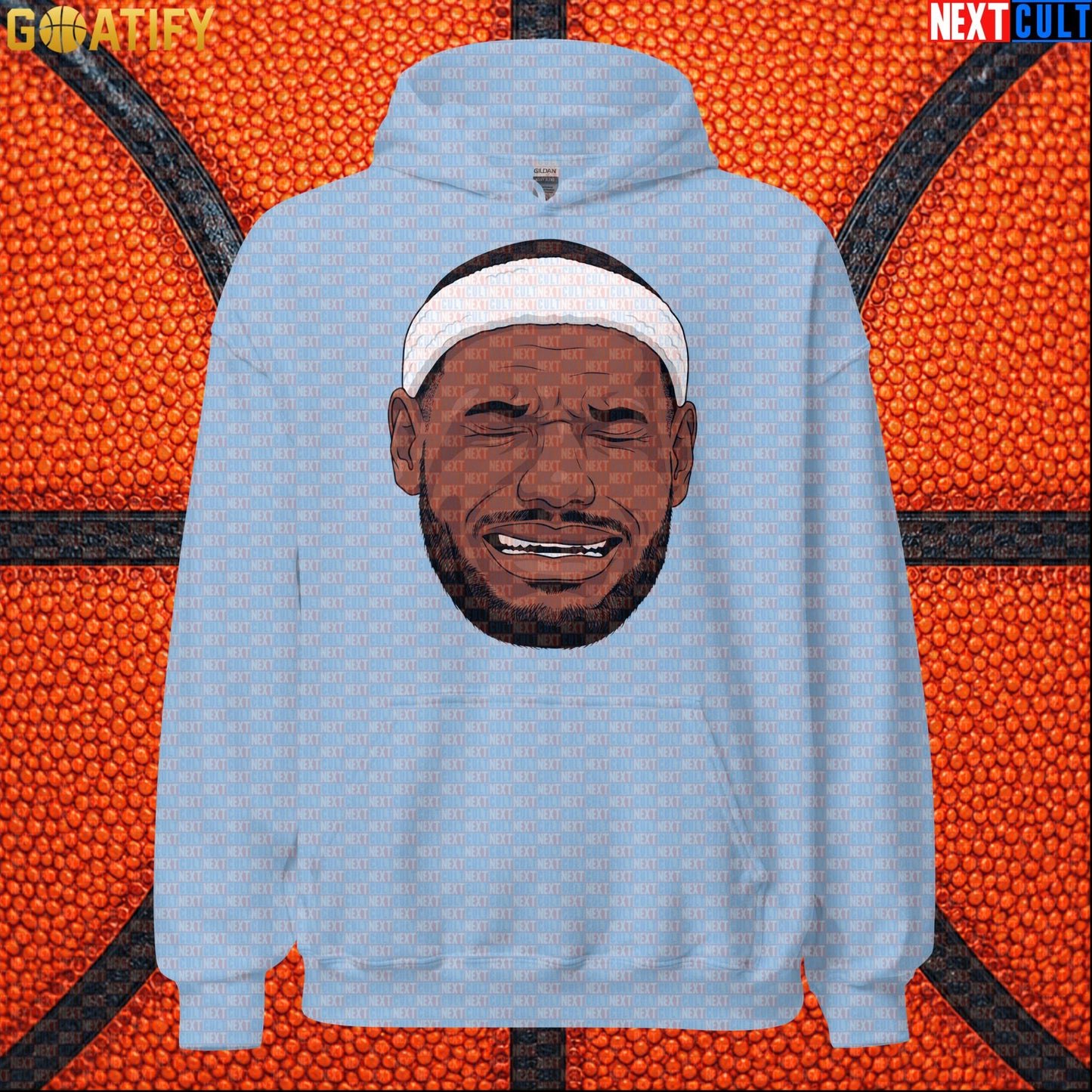 Crying LeBron Meme Hoodie – Funny NBA Basketball Pullover Game Day Gift for Sports Fans |  | ["Basketball", "LeBron James", "NBA"]