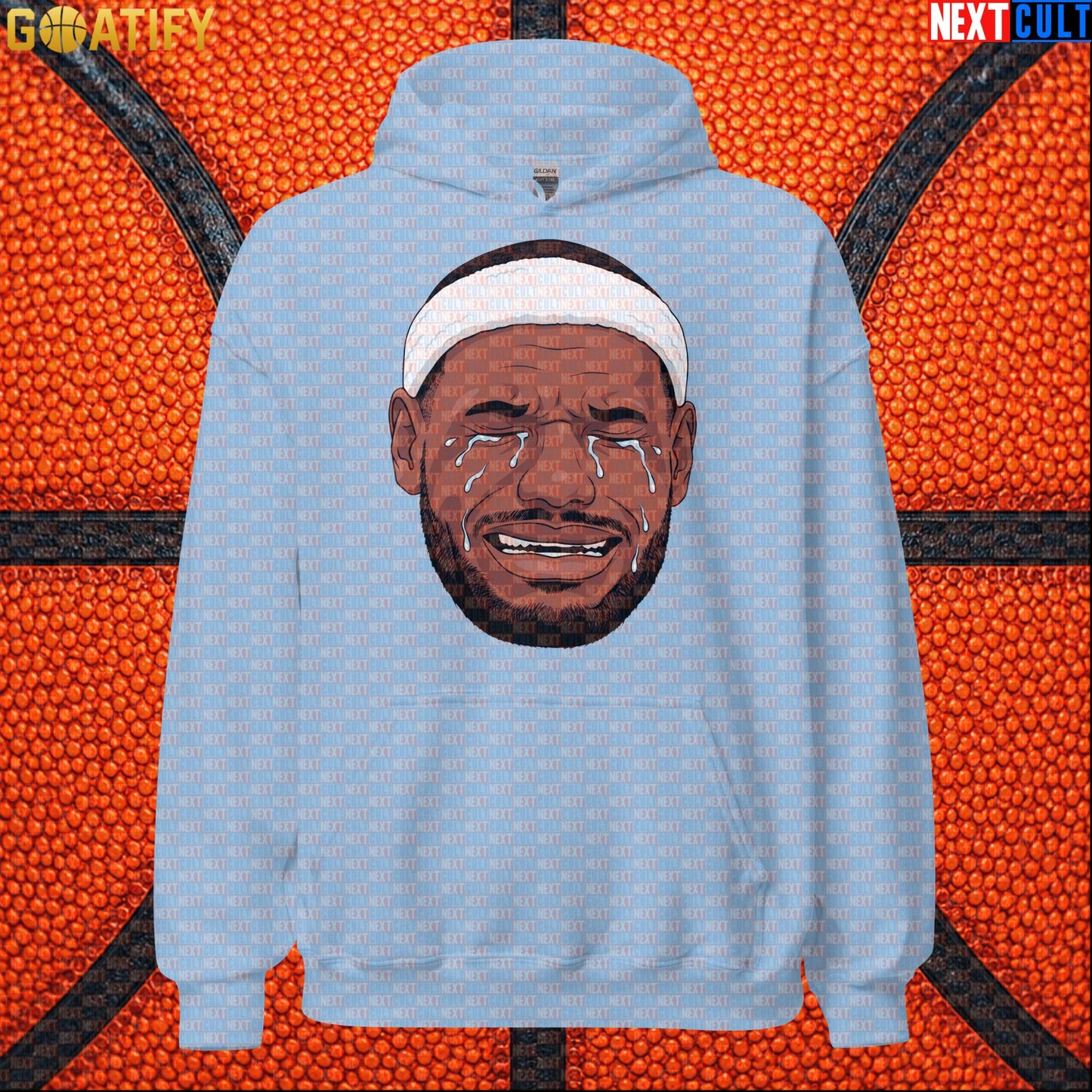 Crying LeBron Meme Hoodie – Funny NBA Basketball Pullover Game Day Gift for Sports Fans |  | ["Basketball", "LeBron James", "NBA"]