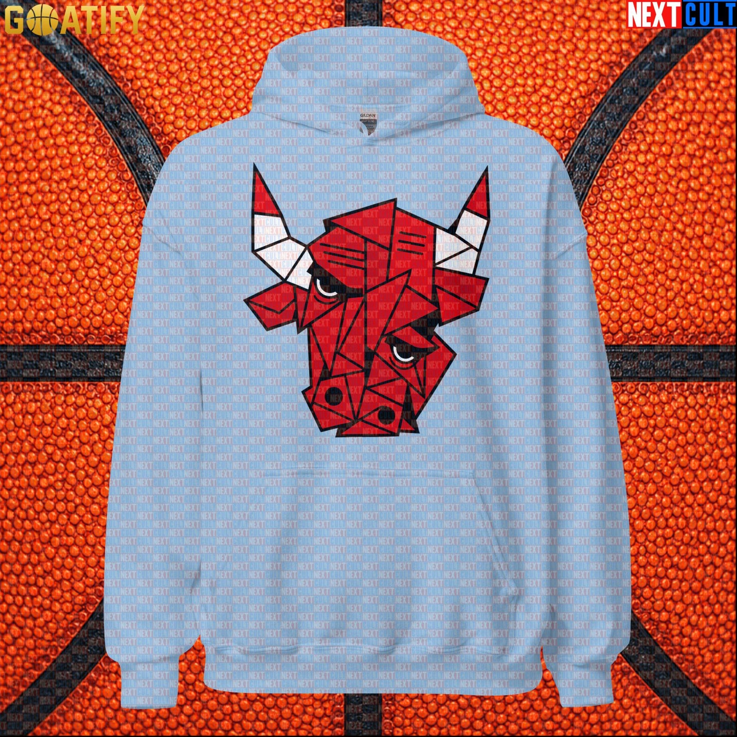 Chicago Bulls Meme Hoodie – Picasso Bulls Cubism Art Pullover for NBA Basketball Fans |  | ["Basketball", "Chicago Bulls", "NBA"]