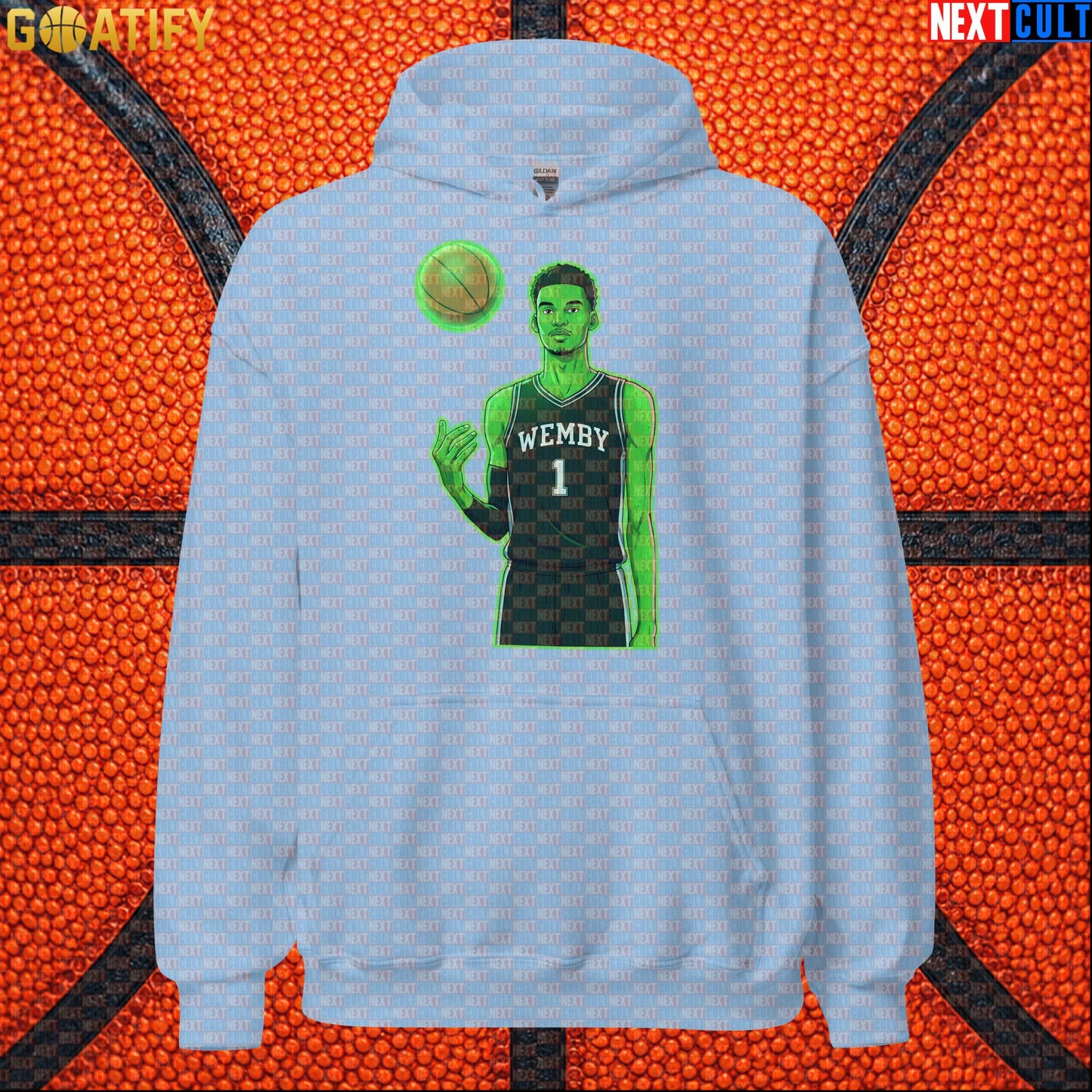 Basketball Hoodie Alien Wemby Sci-Fi Art for Spurs Fans, Streetwear, Game Days and NBA Gifts |  | ["Basketball", "France", "NBA", "San Antonio Spurs", "Victor Wembanyama", "Wemby"]