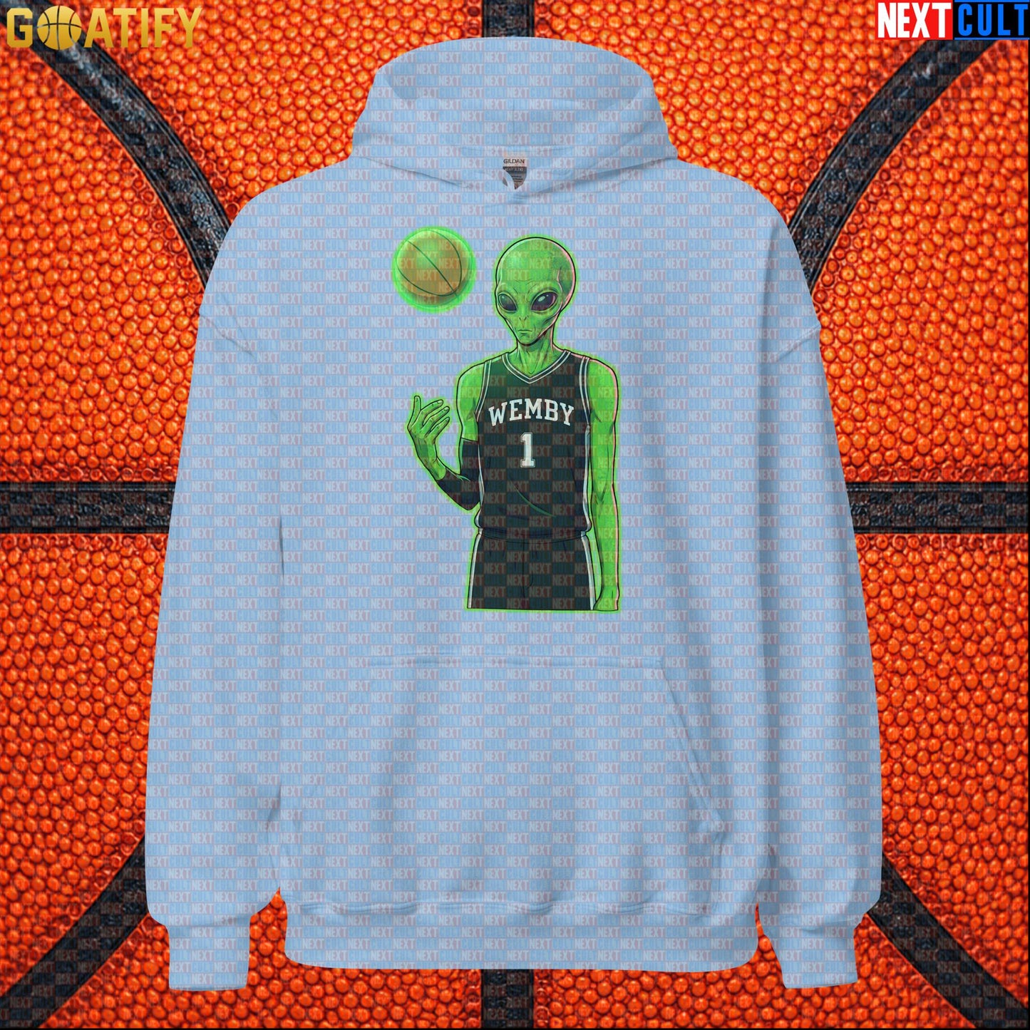 Basketball Hoodie Alien Wemby Sci-Fi Graphic for Spurs Fans, Victor Wembanyama Gift |  | ["Basketball", "France", "NBA", "San Antonio Spurs", "Victor Wembanyama", "Wemby"]
