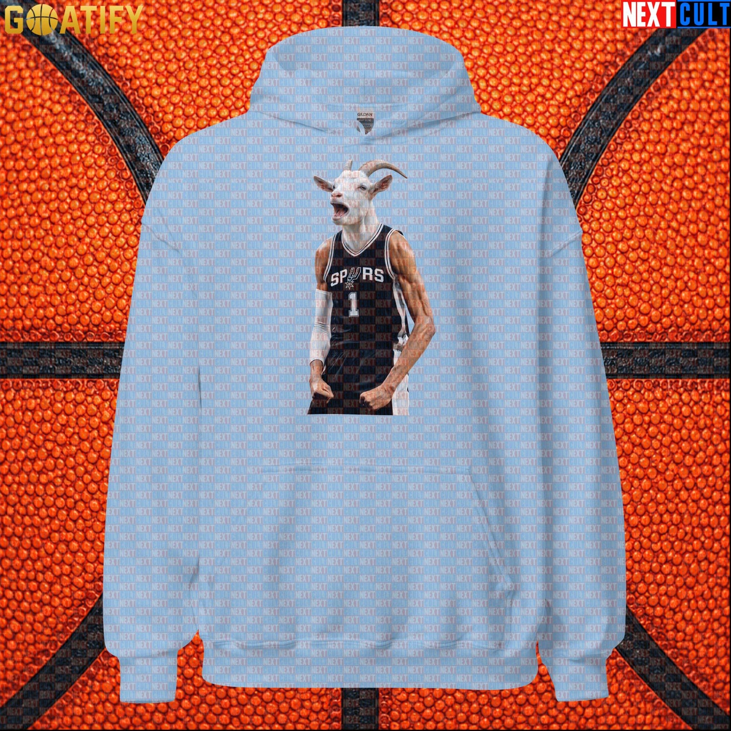 Hoodie Victor Wembanyama GOAT Basketball Pullover for San Antonio Fans Funny NBA Sports Gift | Hoodies | ["Basketball", "France", "NBA", "NCB", "San Antonio Spurs", "Victor Wembanyama", "Wemby"]