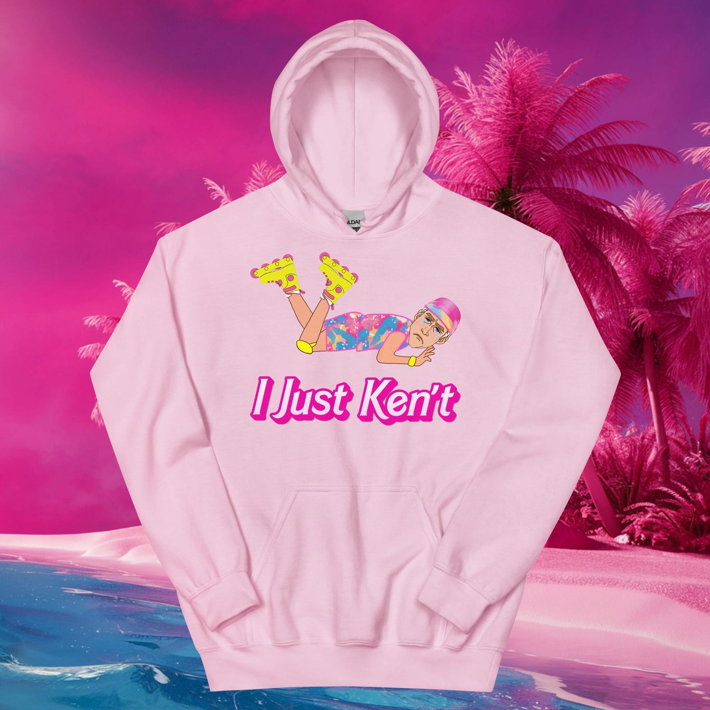 I Just Ken't I just Can't Ryan Gosling Ken Barbie Movie Unisex Hoodie Next Cult Brand