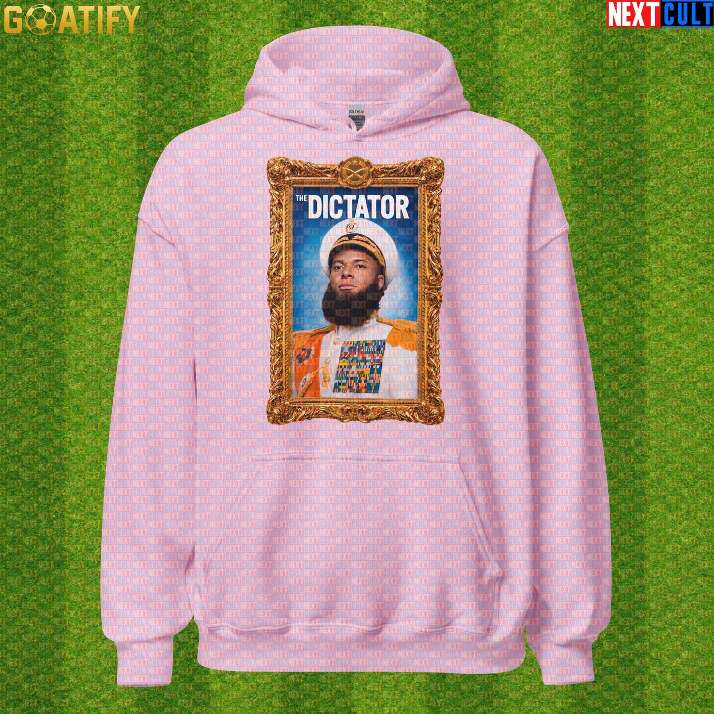Kylian Mbappe Hoodie – The Dictator Football Meme Pullover for Real Madrid Supporters Light Pink Next Cult Brand