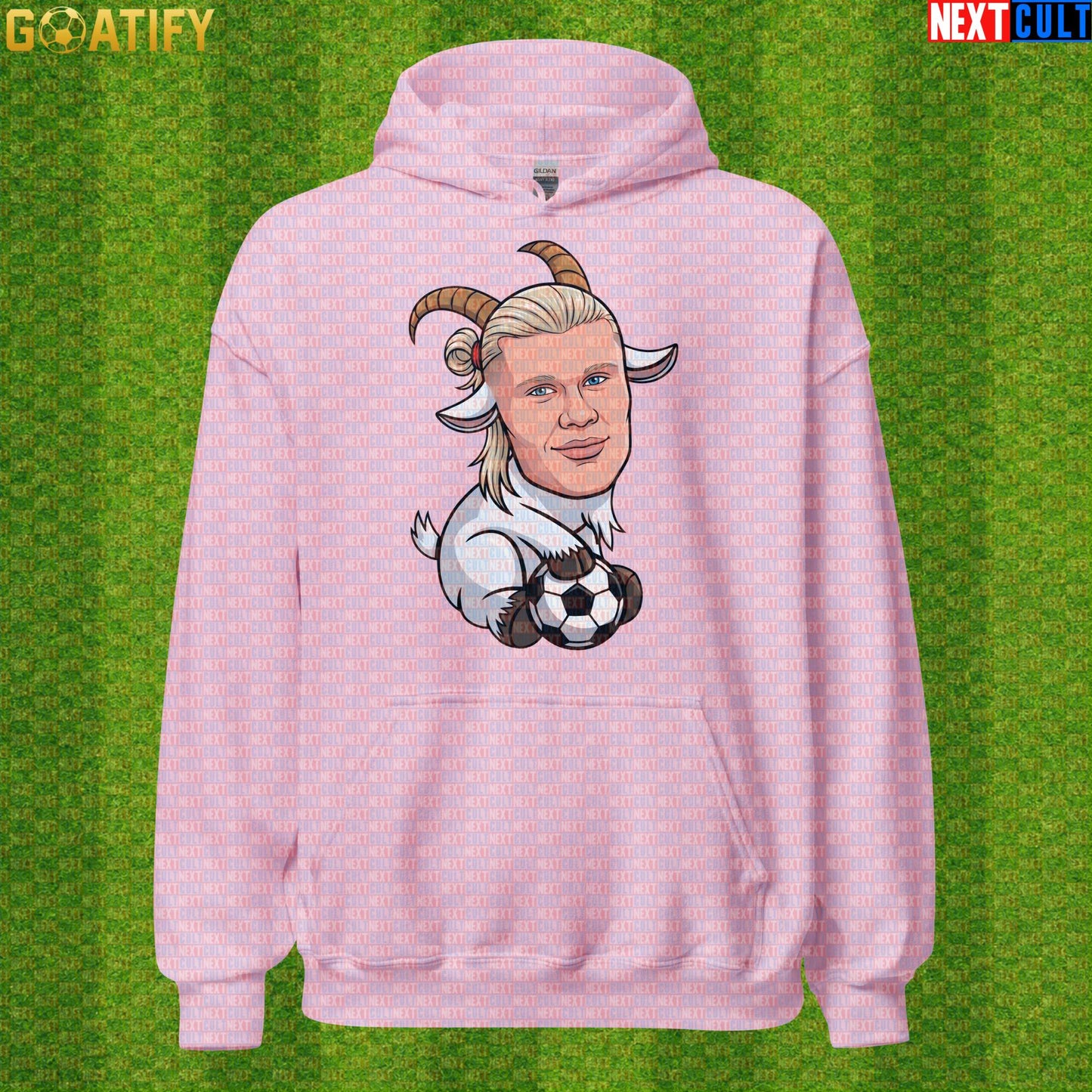 Erling Haaland Hoodie – Goal Machine Football Pullover for Man City and World Cup Fans |  | ["Borussia Dortmund", "Erling Haaland", "Football", "Manchester City", "Norway", "Soccer"]