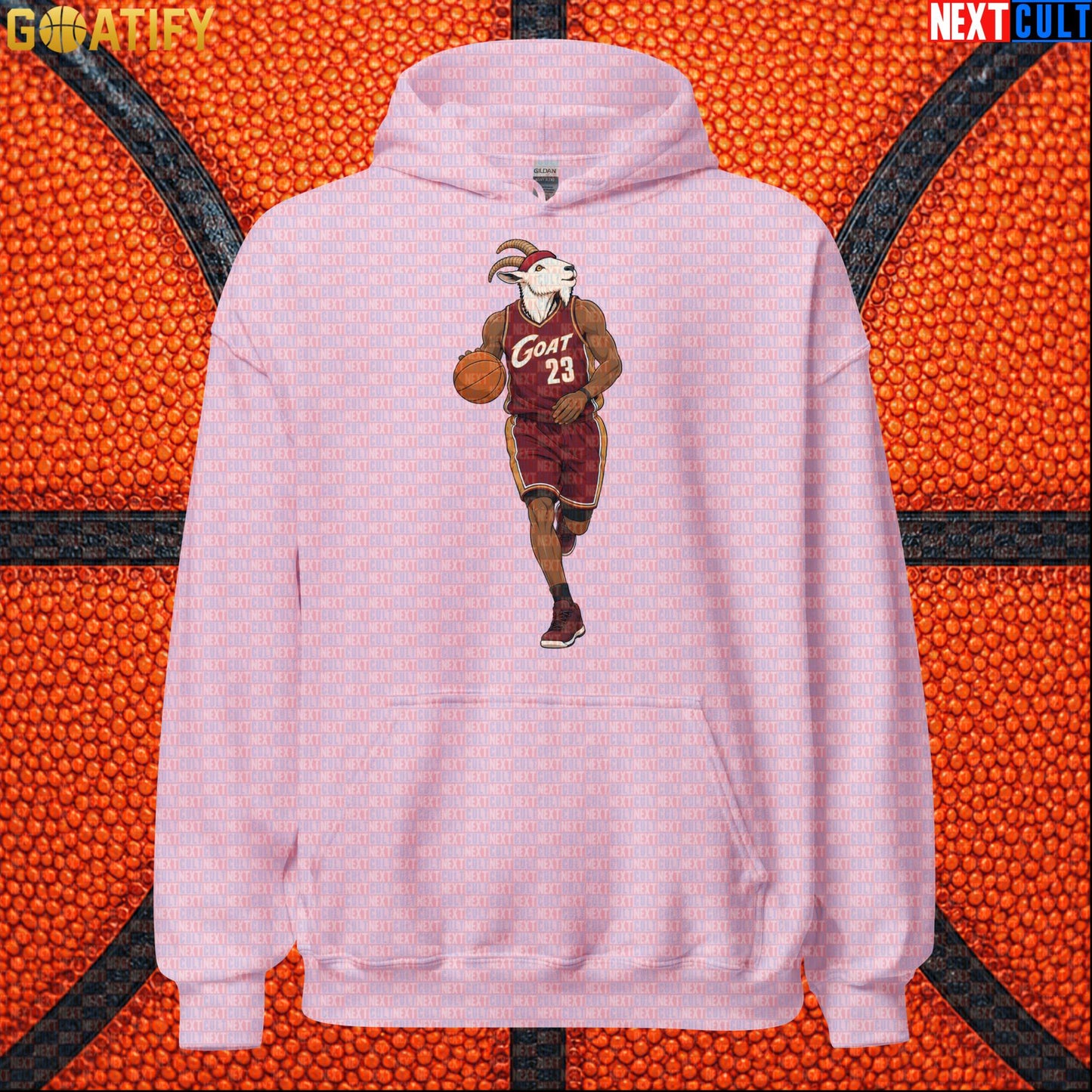 LeBron James Hoodie – Number 23 GOAT Pullover Gift for Cleveland Cavaliers Fans |  | ["Basketball", "Cleveland Cavaliers", "LeBron James", "NBA"]