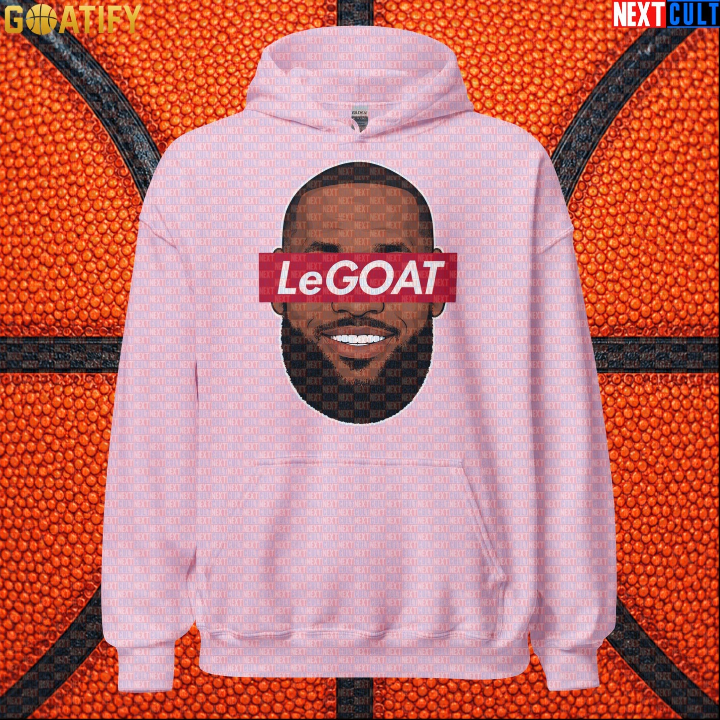 LeBron James Hoodie – LeGOAT Streetwear Pullover Gift for Basketball Fans and NBA Game Days |  | ["Basketball", "Cleveland Cavaliers", "LeBron James", "Los Angeles Lakers", "Miami Heat", "NBA"]