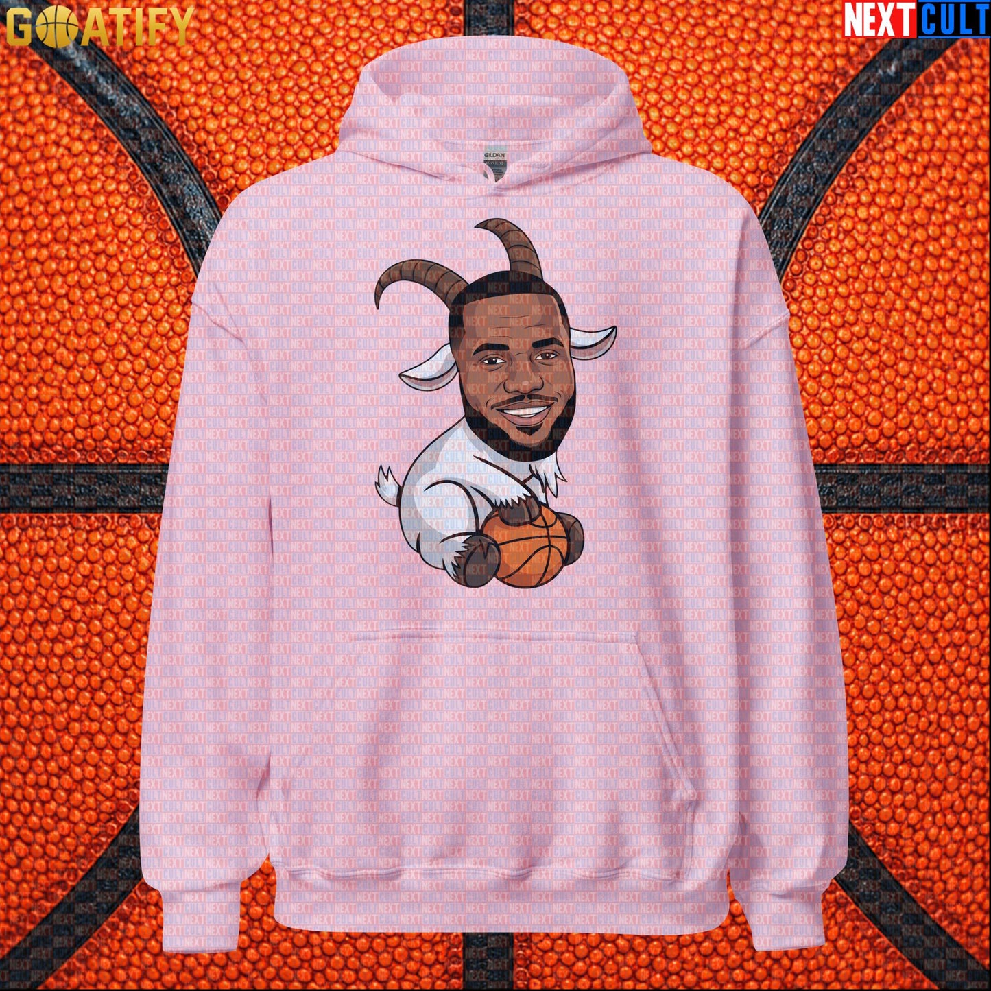 LeBron James Hoodie – LeGOAT Basketball Meme Pullover for NBA Fans and Streetwear |  | ["Basketball", "Cleveland Cavaliers", "LeBron James", "Los Angeles Lakers", "Miami Heat", "NBA"]