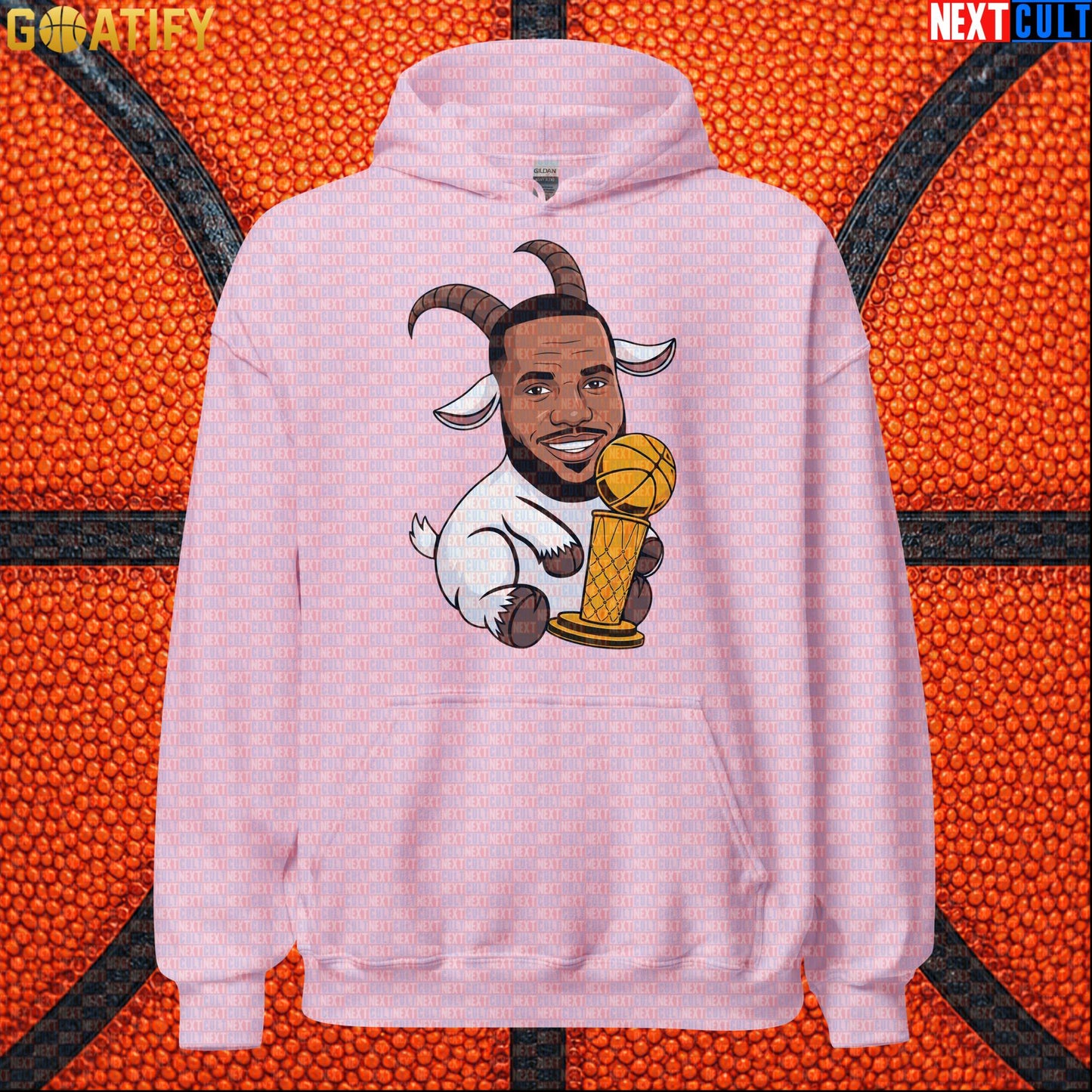 LeBron James Hoodie – LeGOAT Champion Pullover for Basketball Fans and NBA Game Days |  | ["Basketball", "Cleveland Cavaliers", "LeBron James", "Los Angeles Lakers", "Miami Heat", "NBA"]