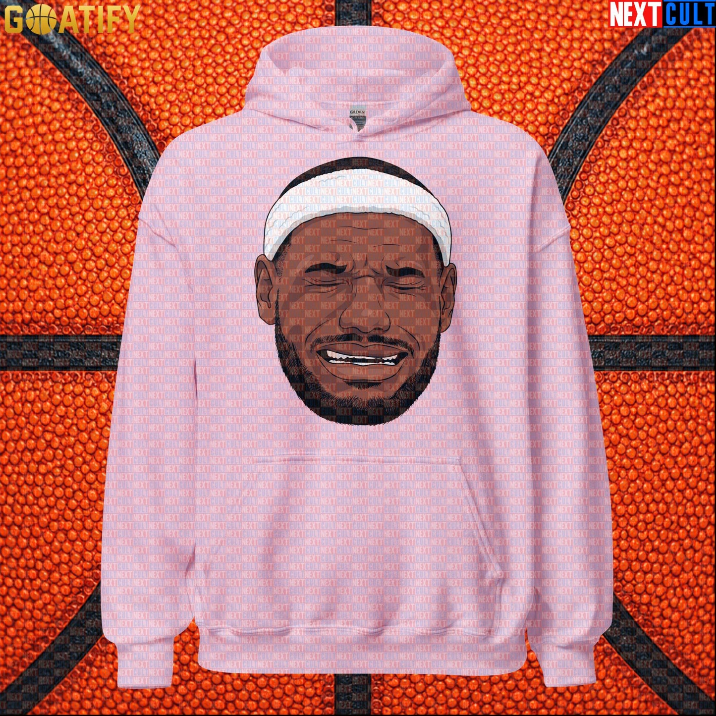 Crying LeBron Meme Hoodie – Funny NBA Basketball Pullover Game Day Gift for Sports Fans |  | ["Basketball", "LeBron James", "NBA"]