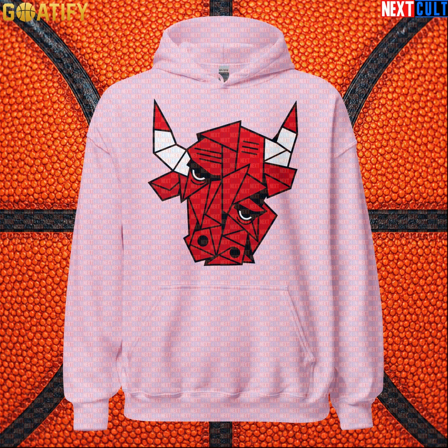 Chicago Bulls Meme Hoodie – Picasso Bulls Cubism Art Pullover for NBA Basketball Fans |  | ["Basketball", "Chicago Bulls", "NBA"]
