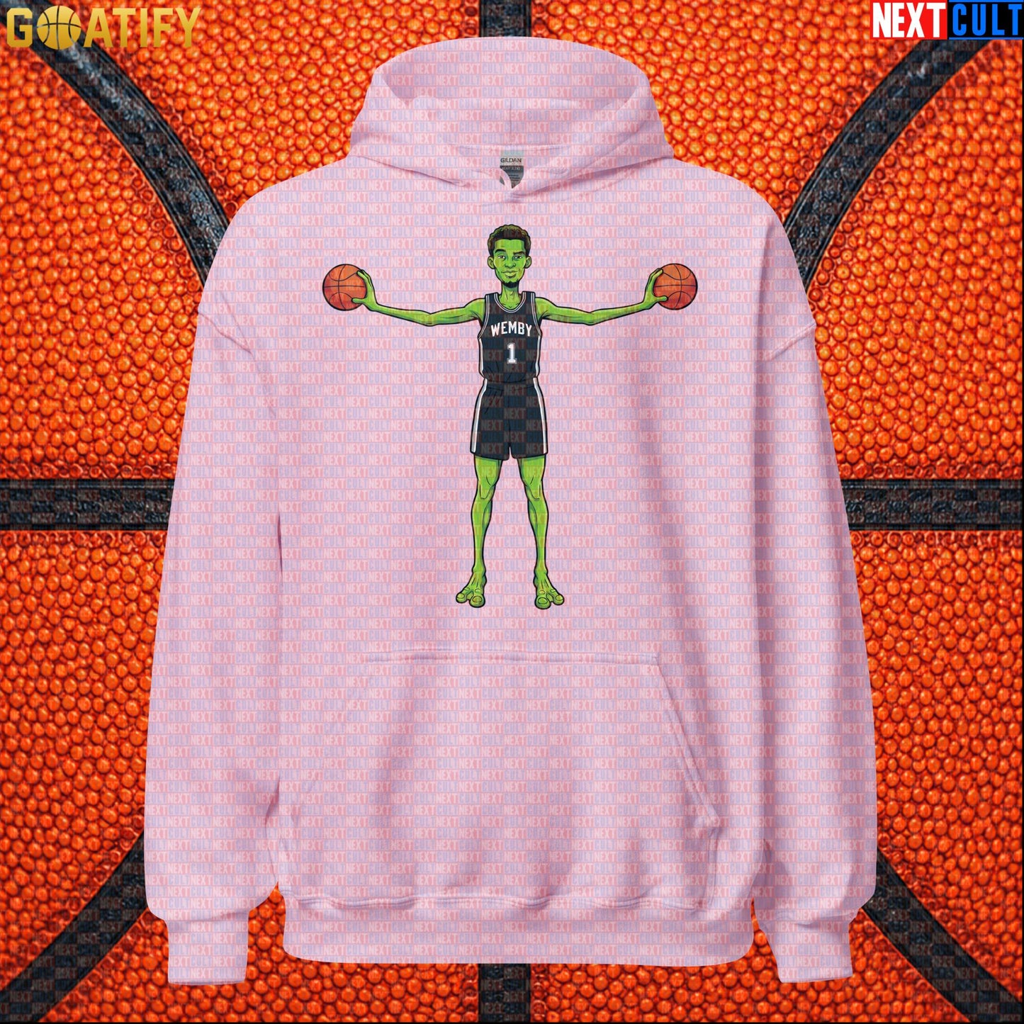 Basketball Hoodie Alien Wemby Sci-Fi Graphic for Spurs Fans, Game Day and Streetwear |  | ["Basketball", "France", "NBA", "San Antonio Spurs", "Victor Wembanyama", "Wemby"]