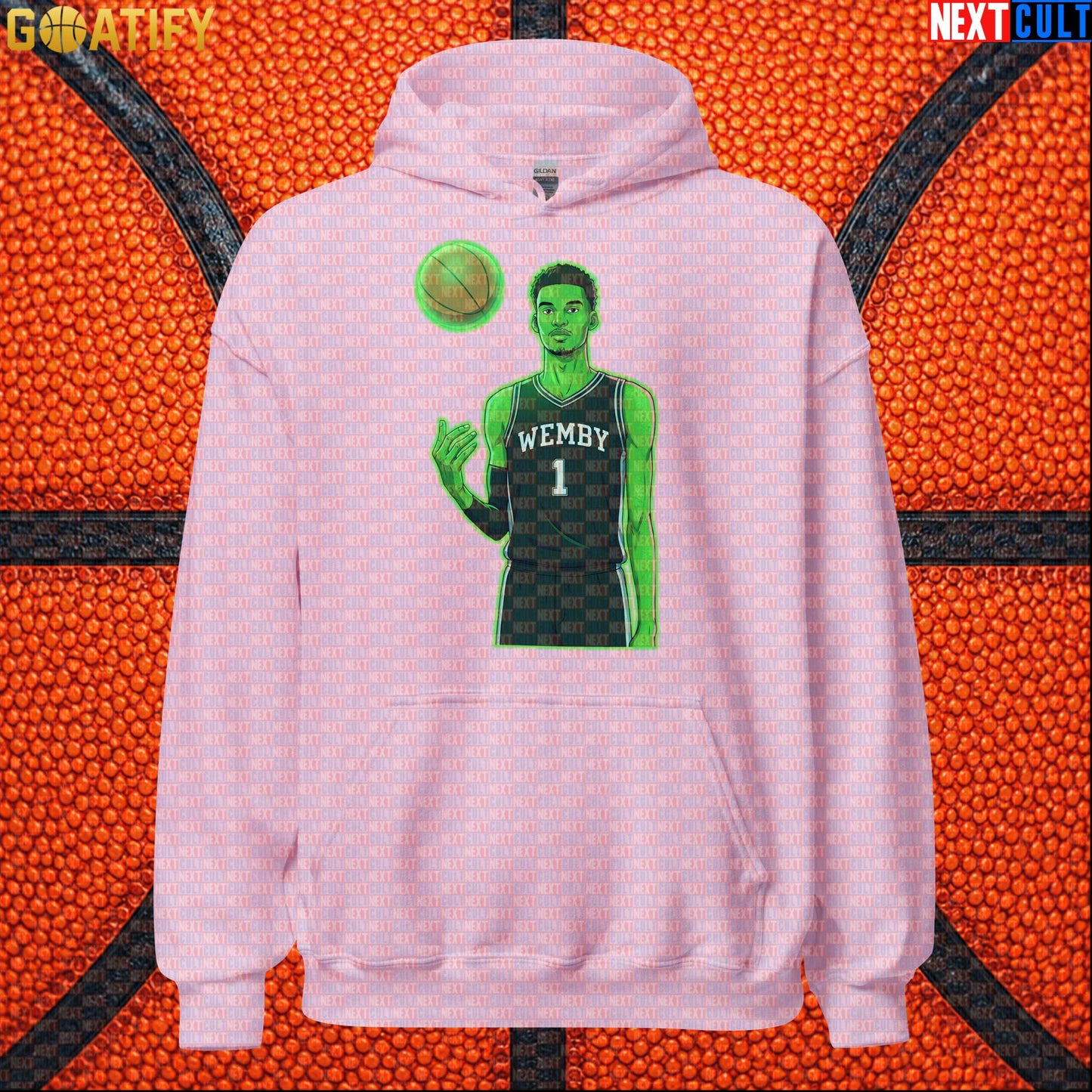 Basketball Hoodie Alien Wemby Sci-Fi Art for Spurs Fans, Streetwear, Game Days and NBA Gifts |  | ["Basketball", "France", "NBA", "San Antonio Spurs", "Victor Wembanyama", "Wemby"]